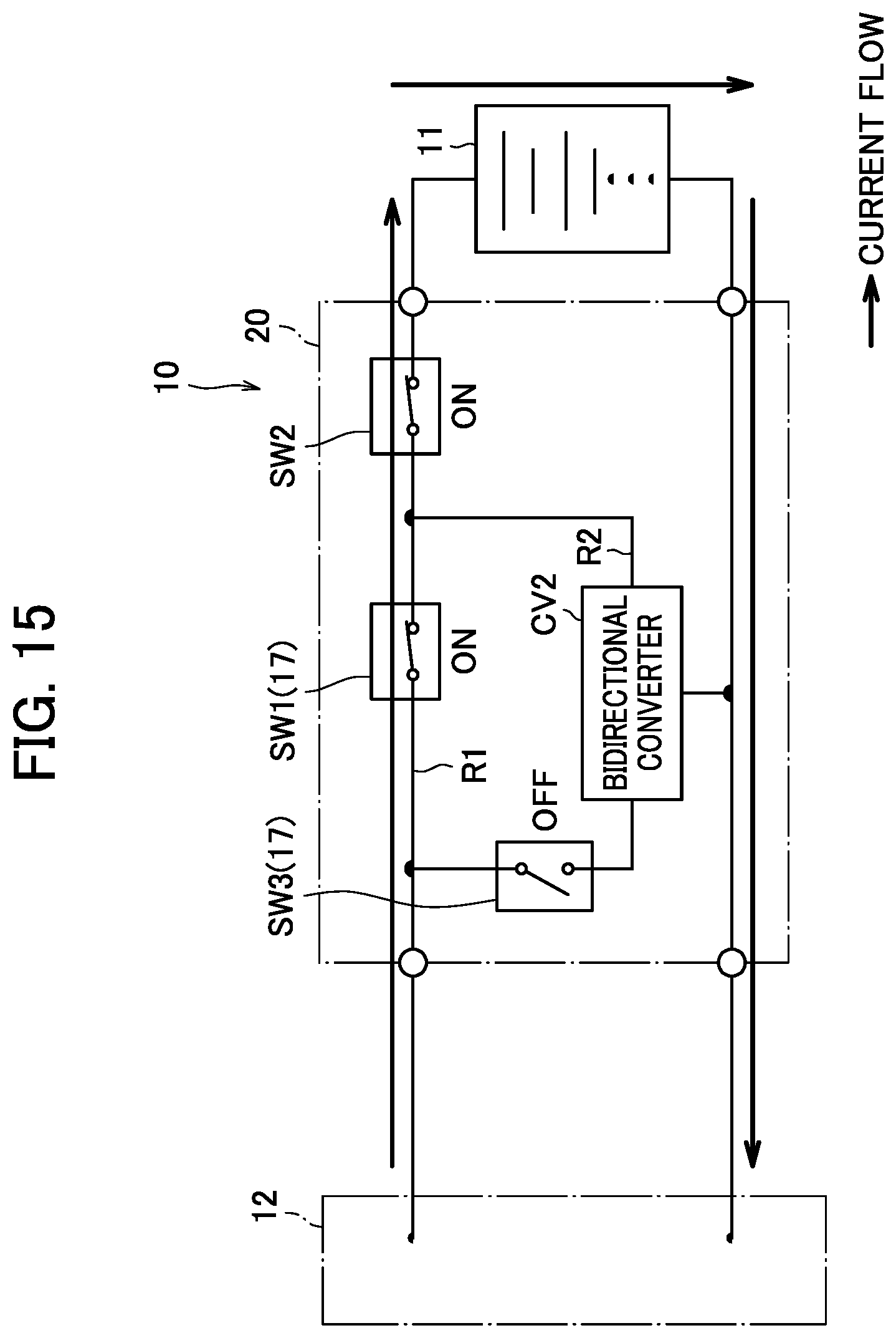 Patent US11777333 Figure 14 – Backup power storage system with removable secondary battery, and method of operating same