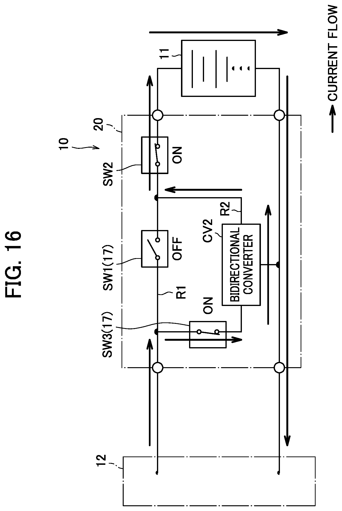 Patent US11777333 Figure 15 – Backup power storage system with removable secondary battery, and method of operating same