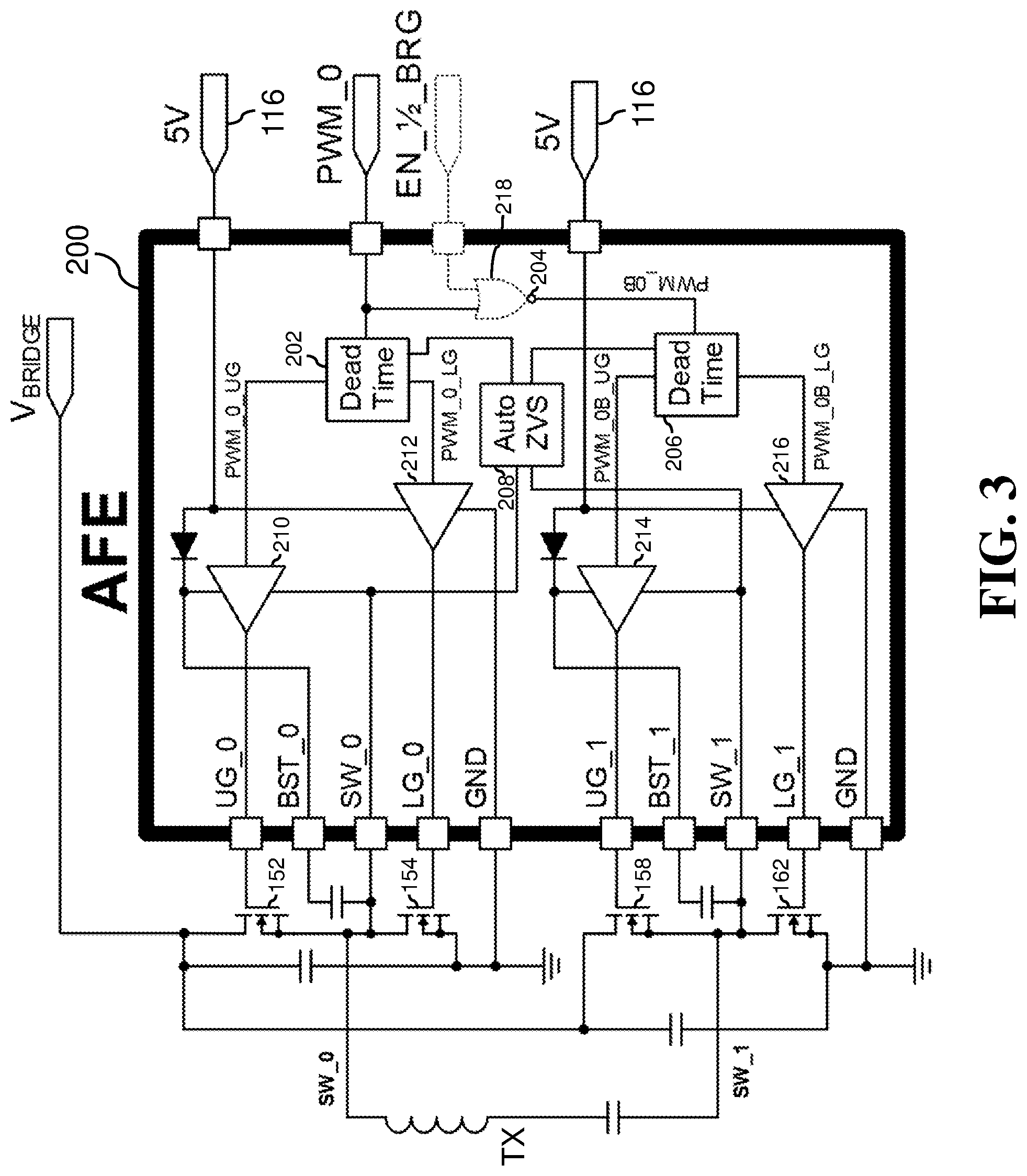 Patent US11777339 Figure 3 – PWM control of analog front end