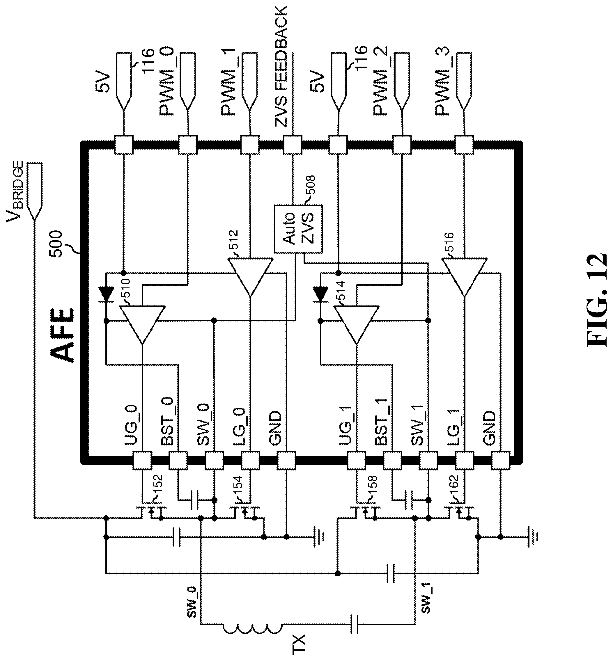 Patent US11777339 Figure 9 – PWM control of analog front end