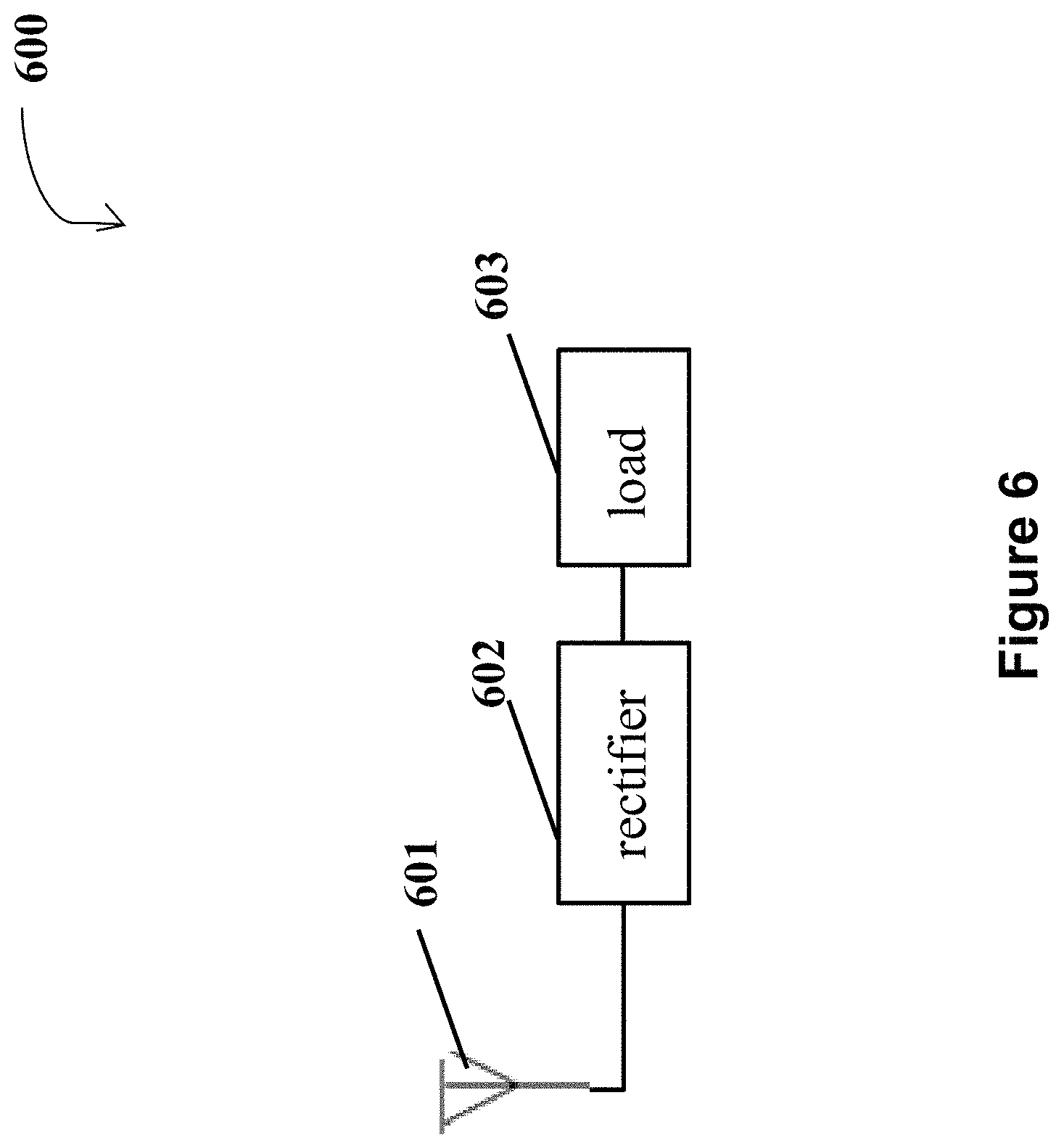 Patent US11777342 Figure 10 – Wireless power receiver with a transistor rectifier