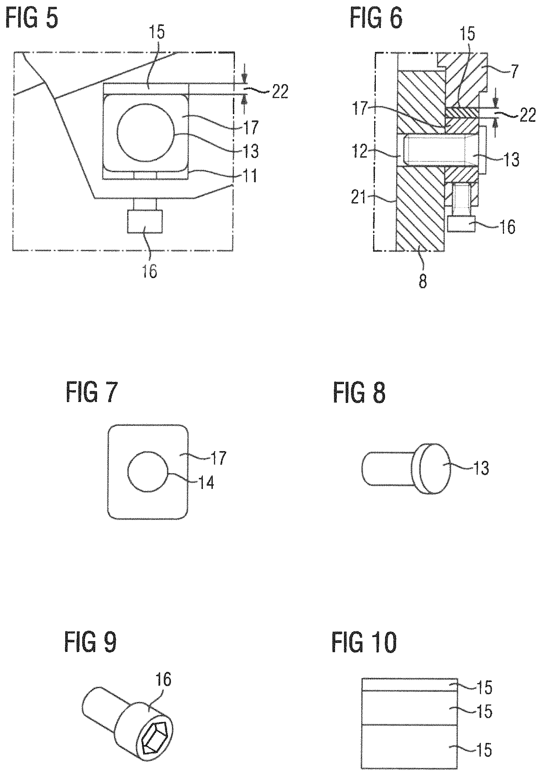 Patent US11777345 Figure 4 – Securing of stator segments