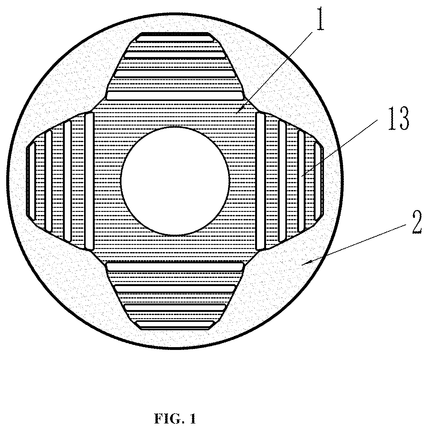 Patent US11777346 Figure 1 – Rotor assembly and motor