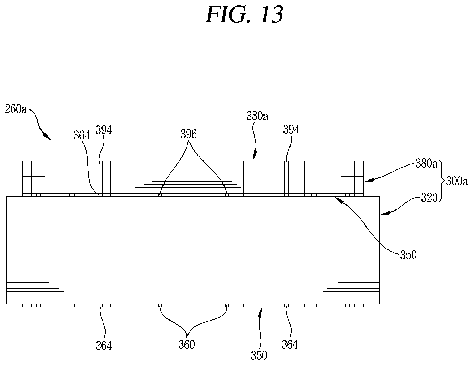 Patent US11777347 Figure 13 – Motor having a first rotor core containing magnets and a second rotor core made of magnetic material