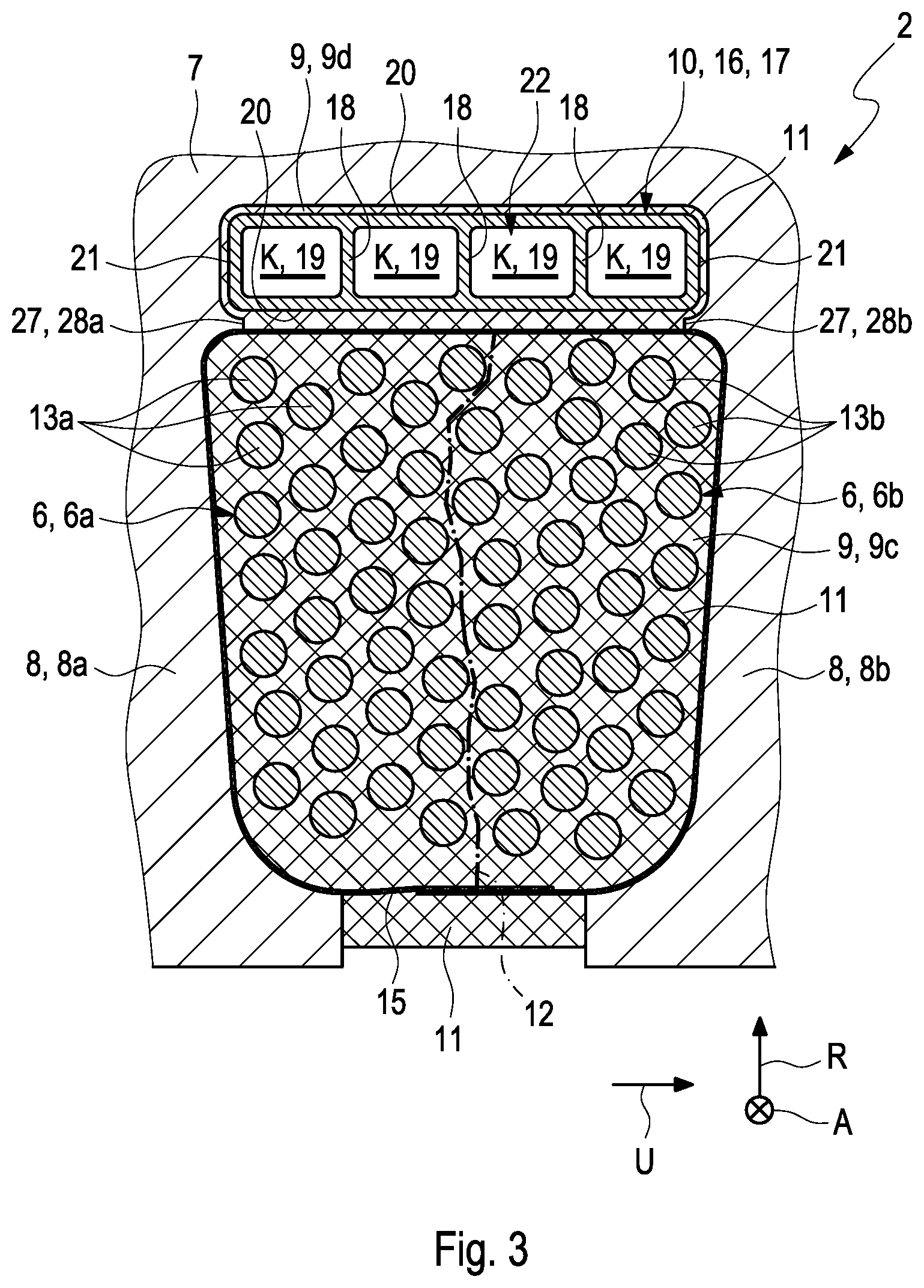Patent US11777352 Figure 2 – Electrical machine