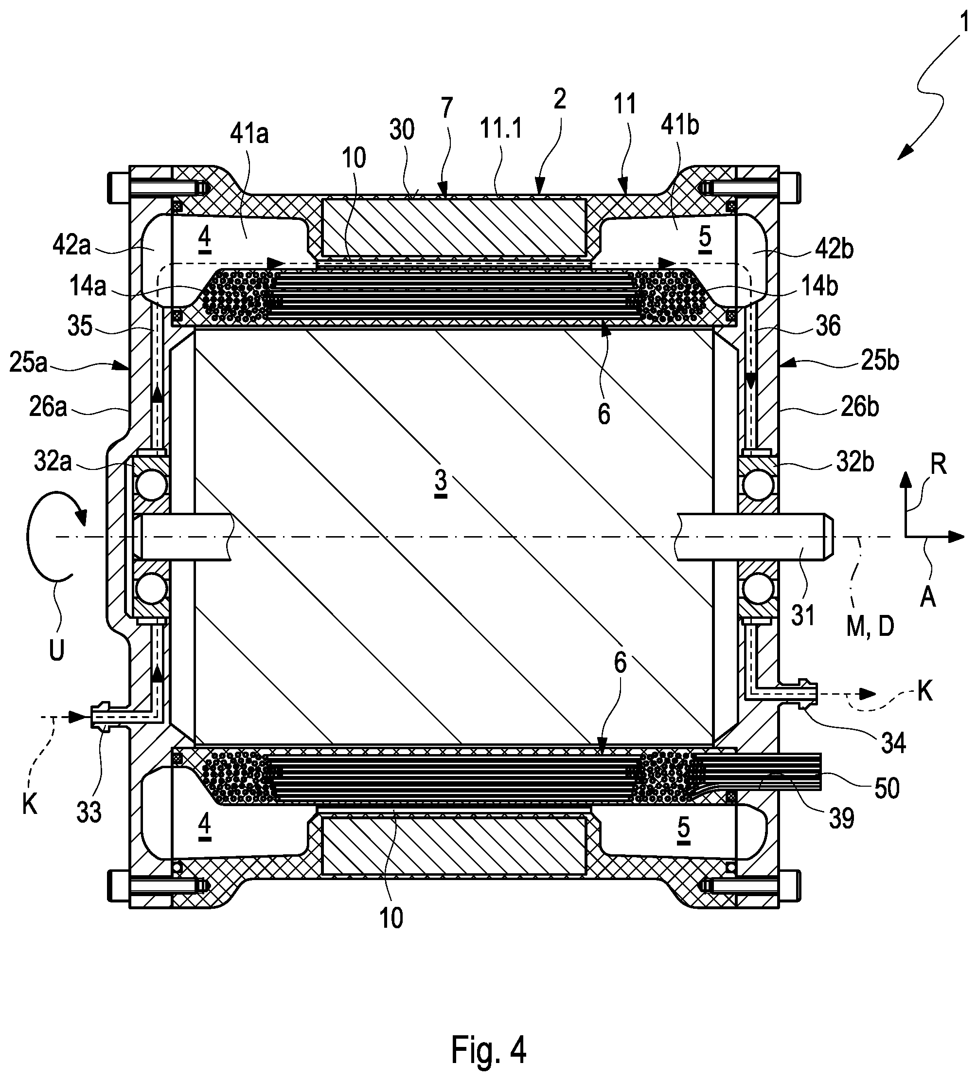 Patent US11777352 Figure 3 – Electrical machine