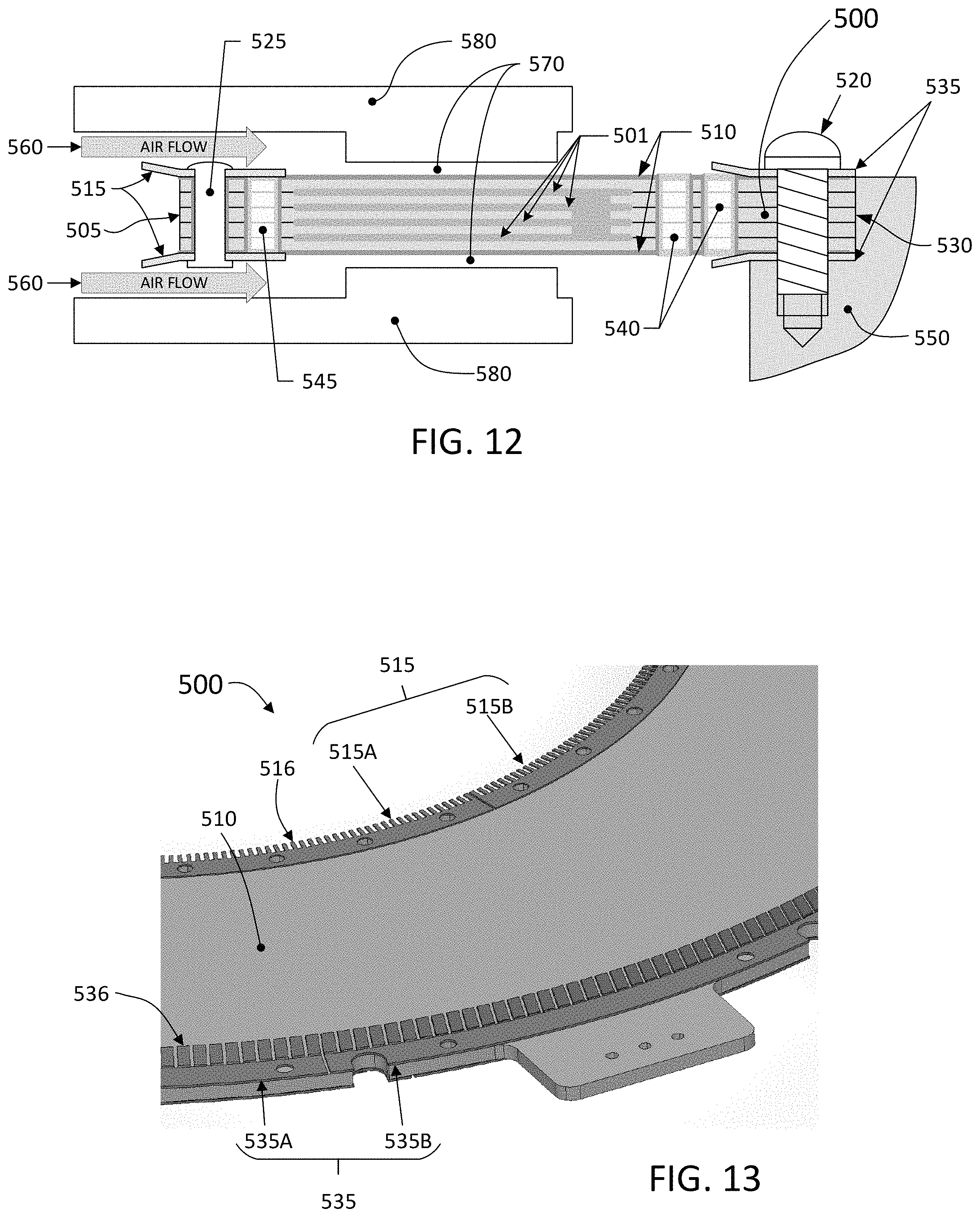Patent US11777354 Figure 8 – Axial field rotary energy device having PCB stator with non-linear traces