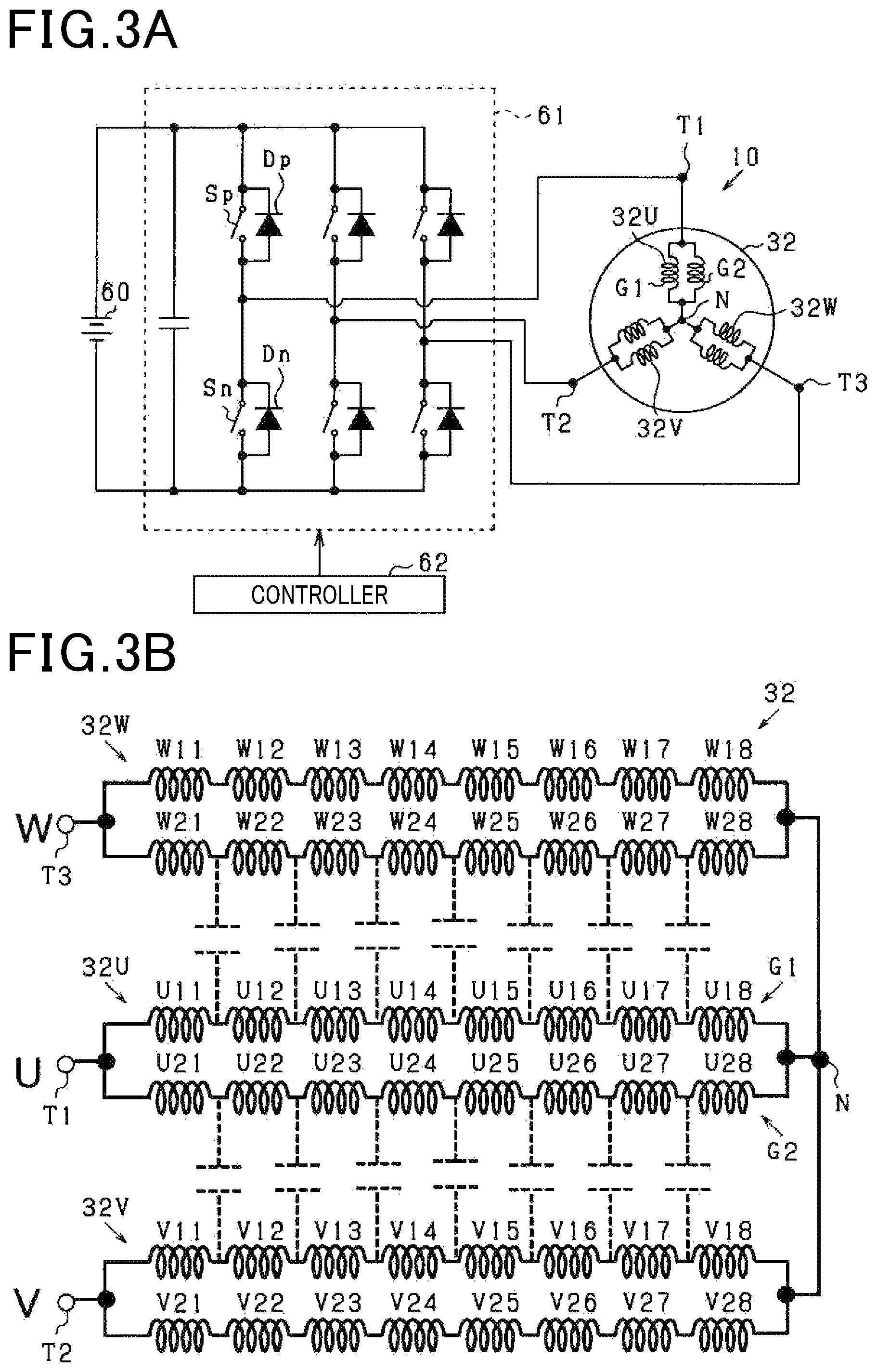 Patent US11777356 Figure 3 – Rotating electric machine