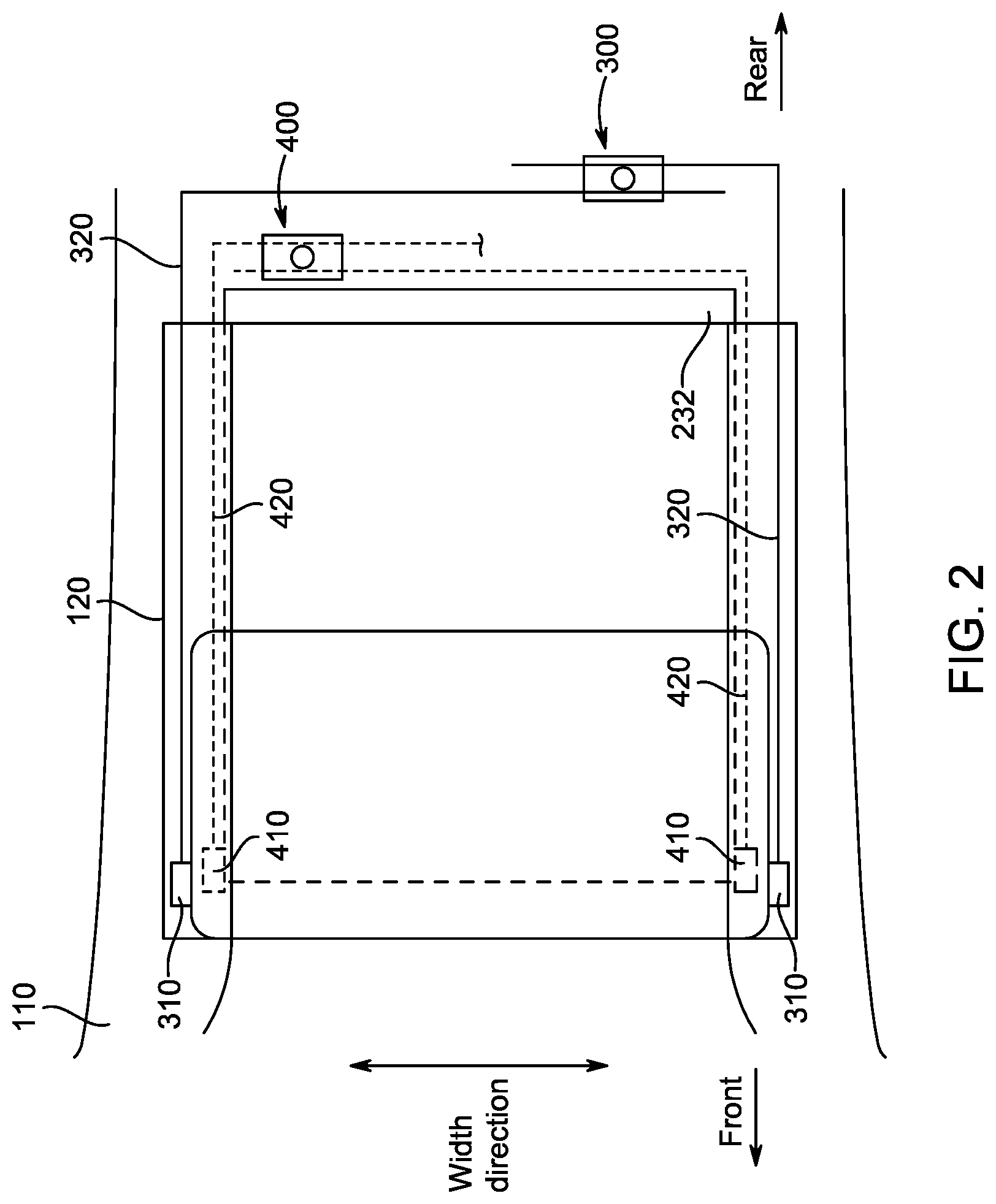 Patent US11777361 Figure 2 – Water blocking motor cover for a sunroof system