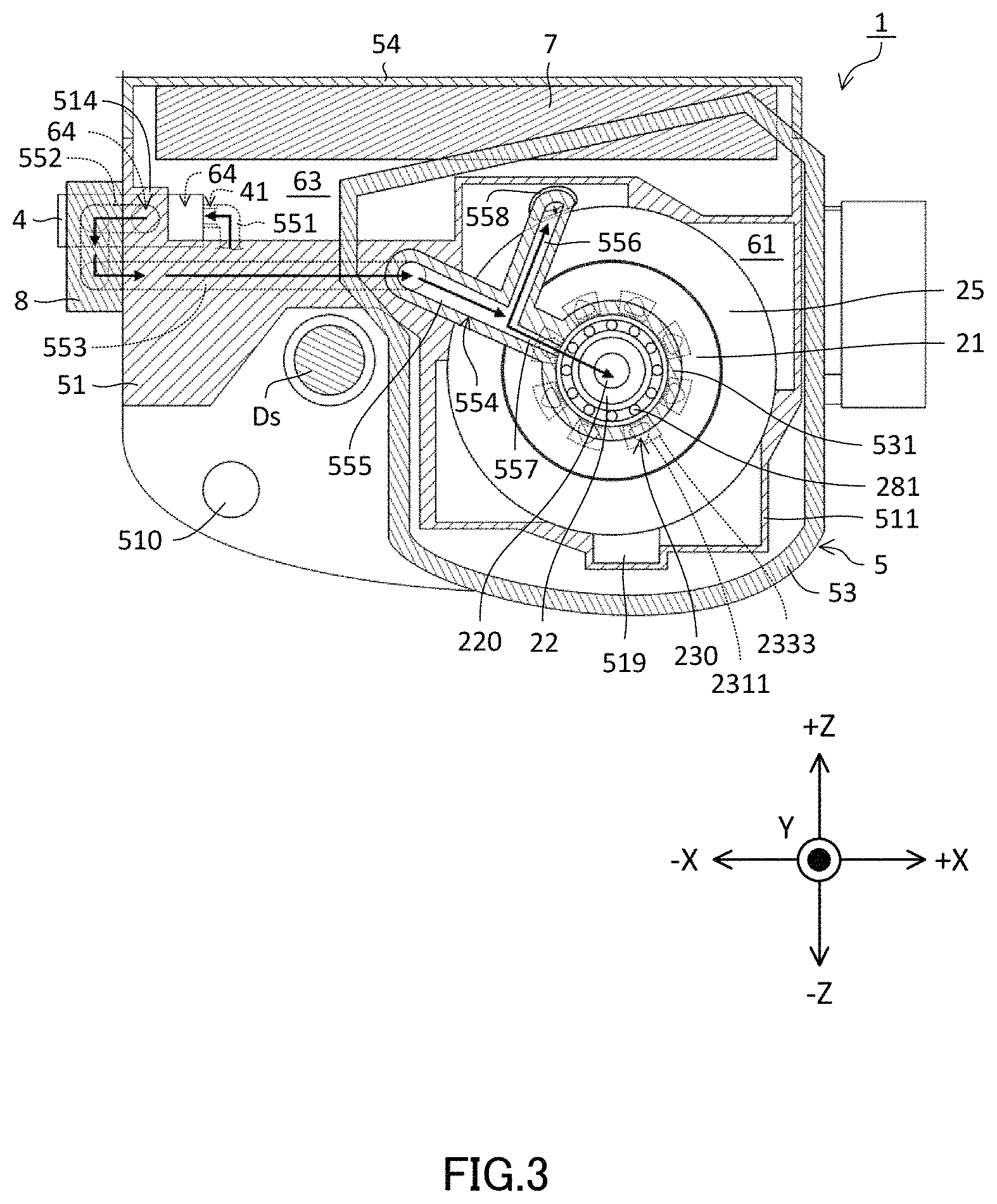 Patent US11777364 Figure 3 – Drive device and vehicle