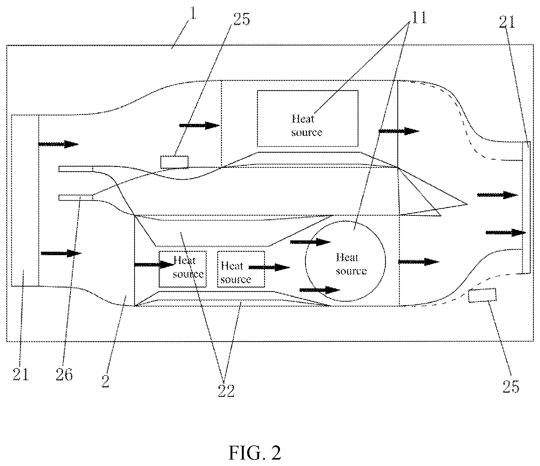 Patent US11777365 Figure 2 – Motor with flexible variable flow channel