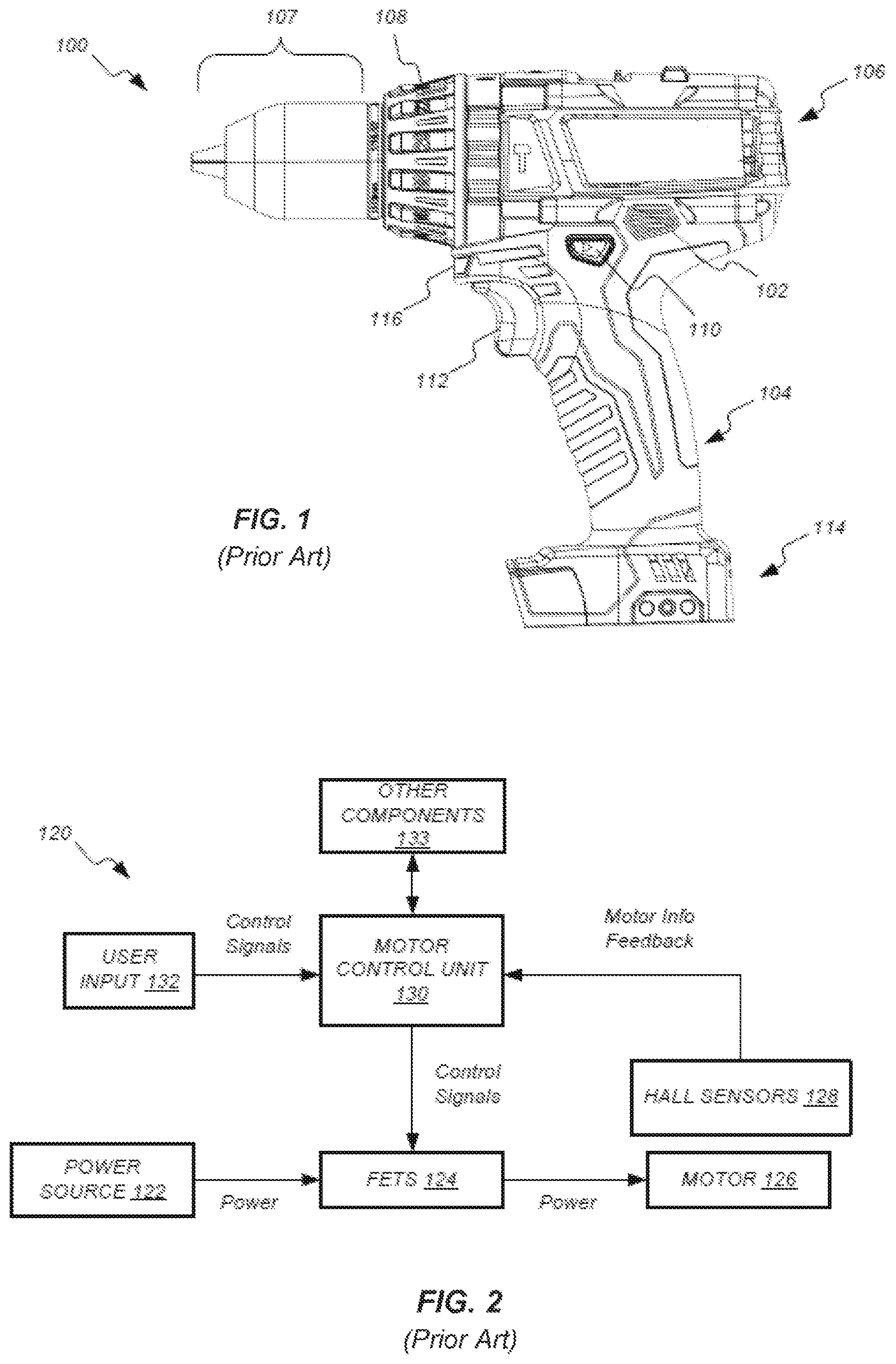 Patent US11777369 Figure 1 – Brushless dc motor configuration for a power tool