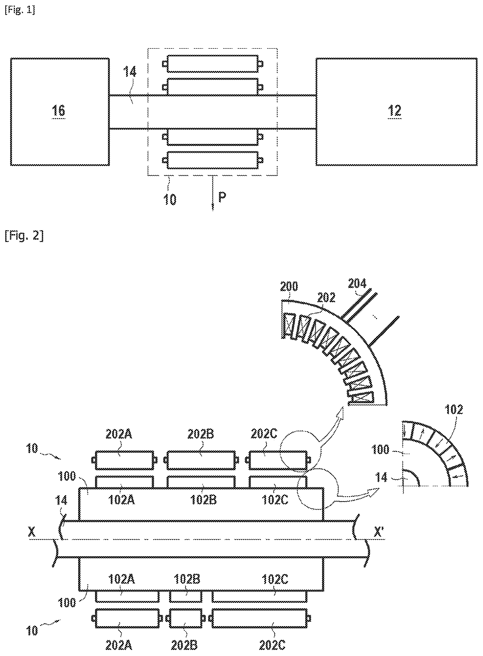Patent US11777370 — Turbogenerator for hybrid electric aeronautical propulsion — Figure 1