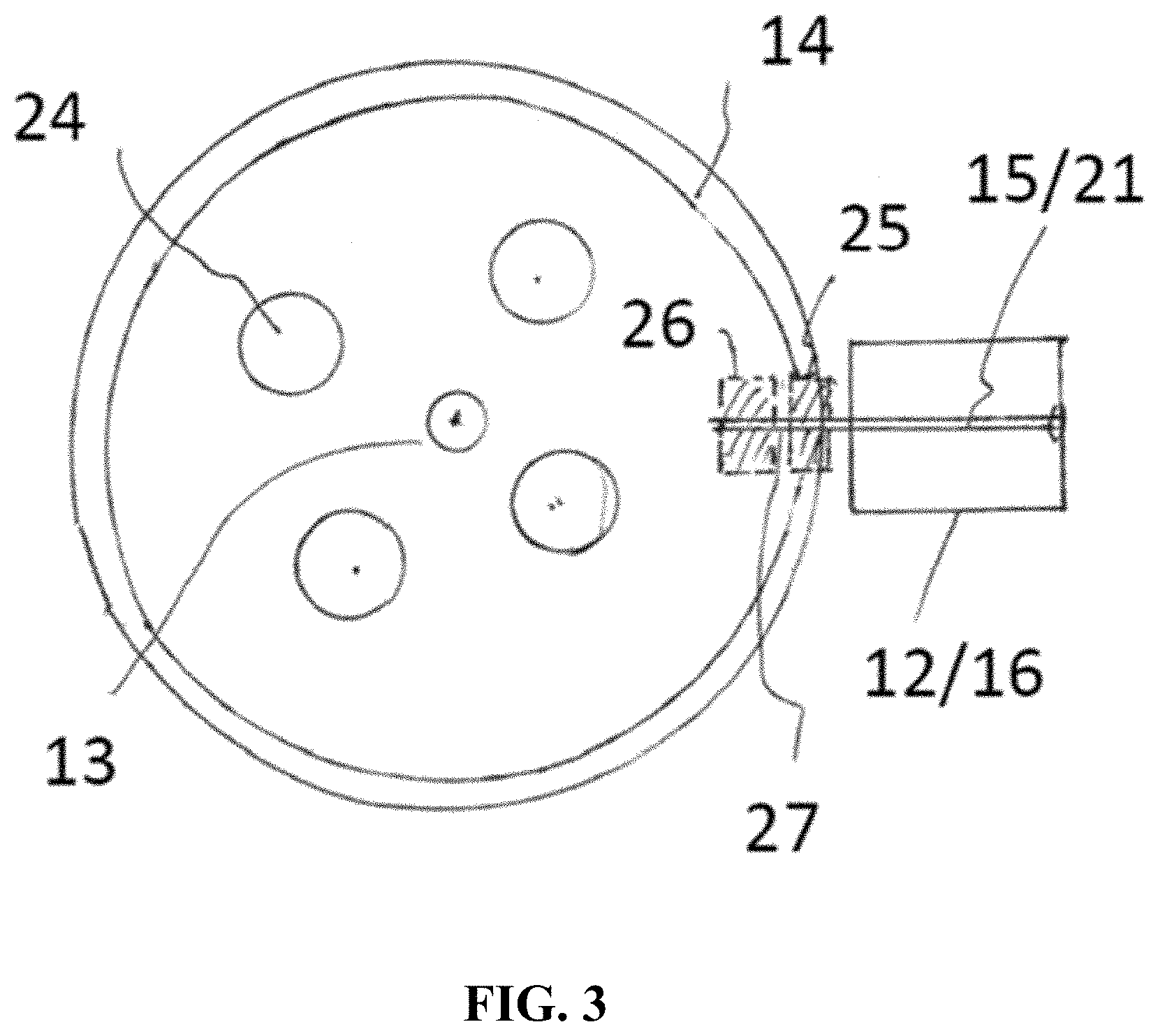 Patent US11777372 Figure 3 – Portable power generating system uses rotating table