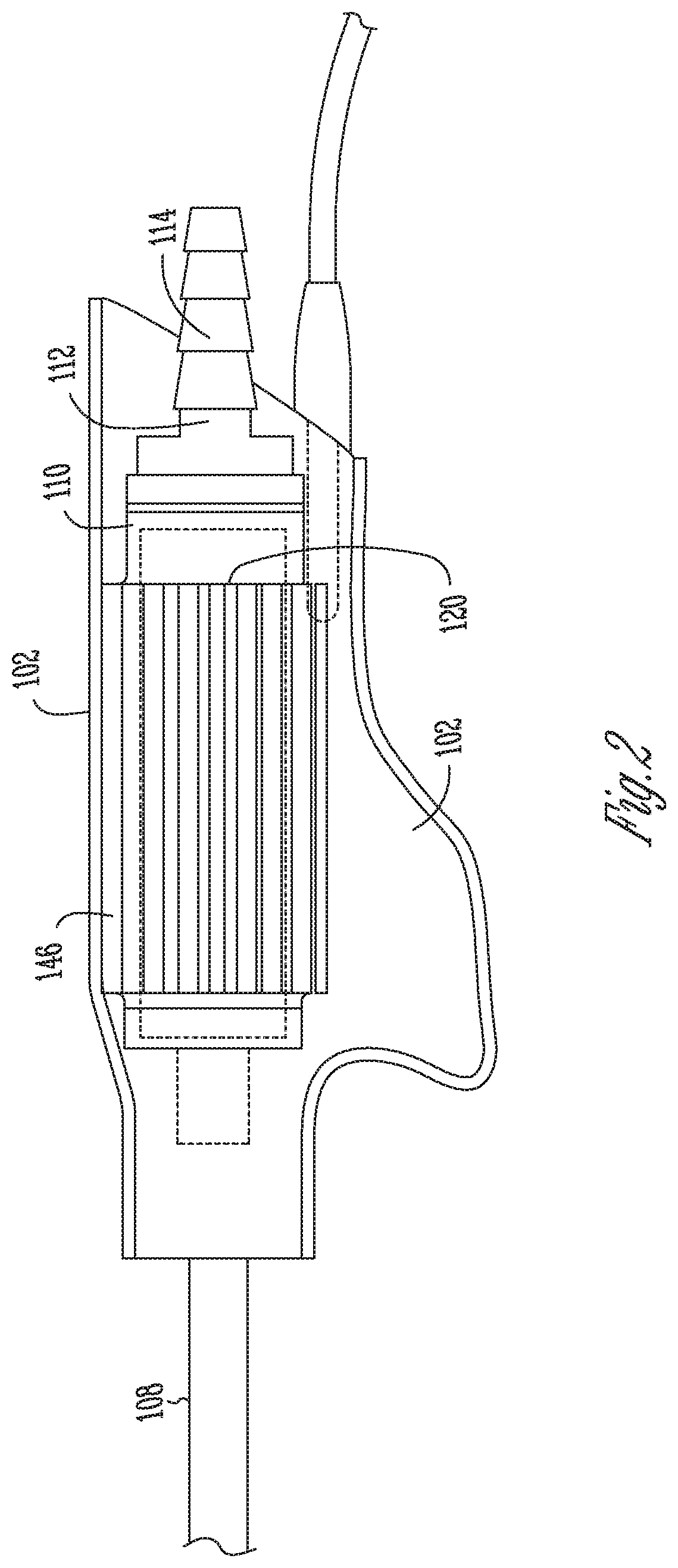 Patent US11777375 Figure 2 – Handheld surgical instrument with heat management