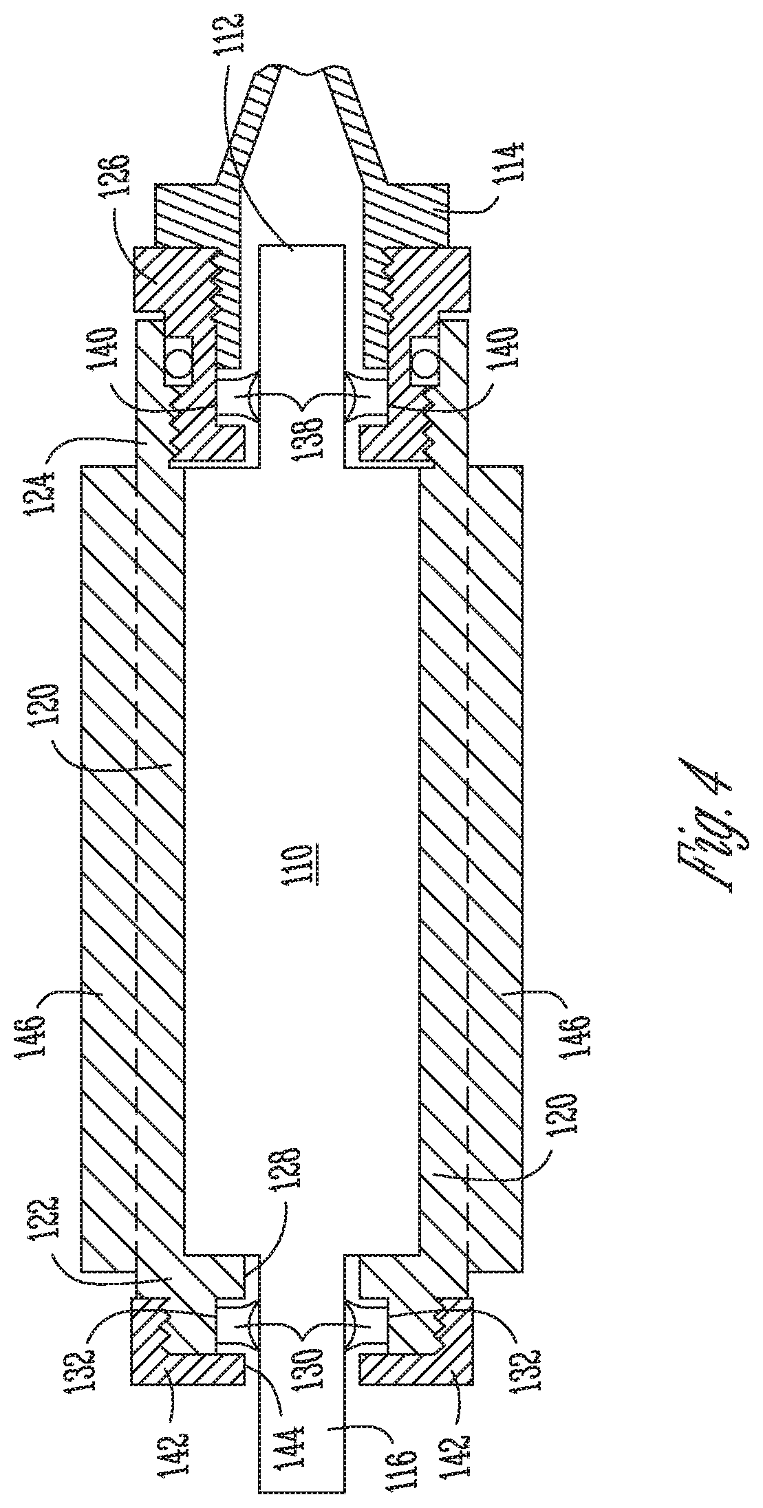 Patent US11777375 Figure 4 – Handheld surgical instrument with heat management