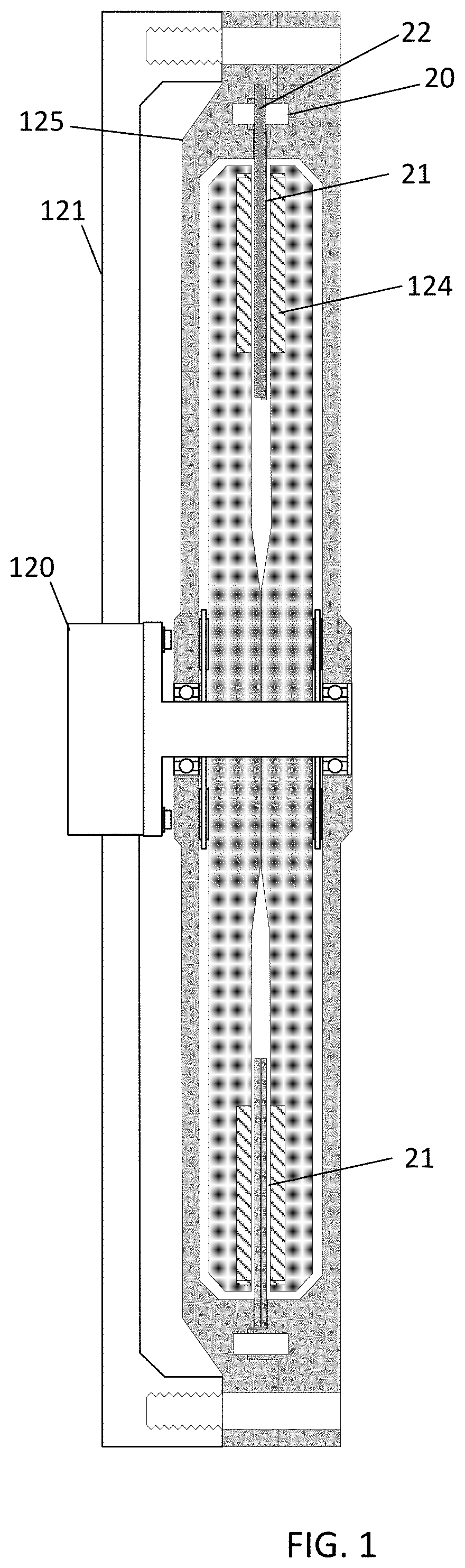 Patent US11777376 Figure 1 – Reluctance sensor for detection of position of a rotor in an electric machine