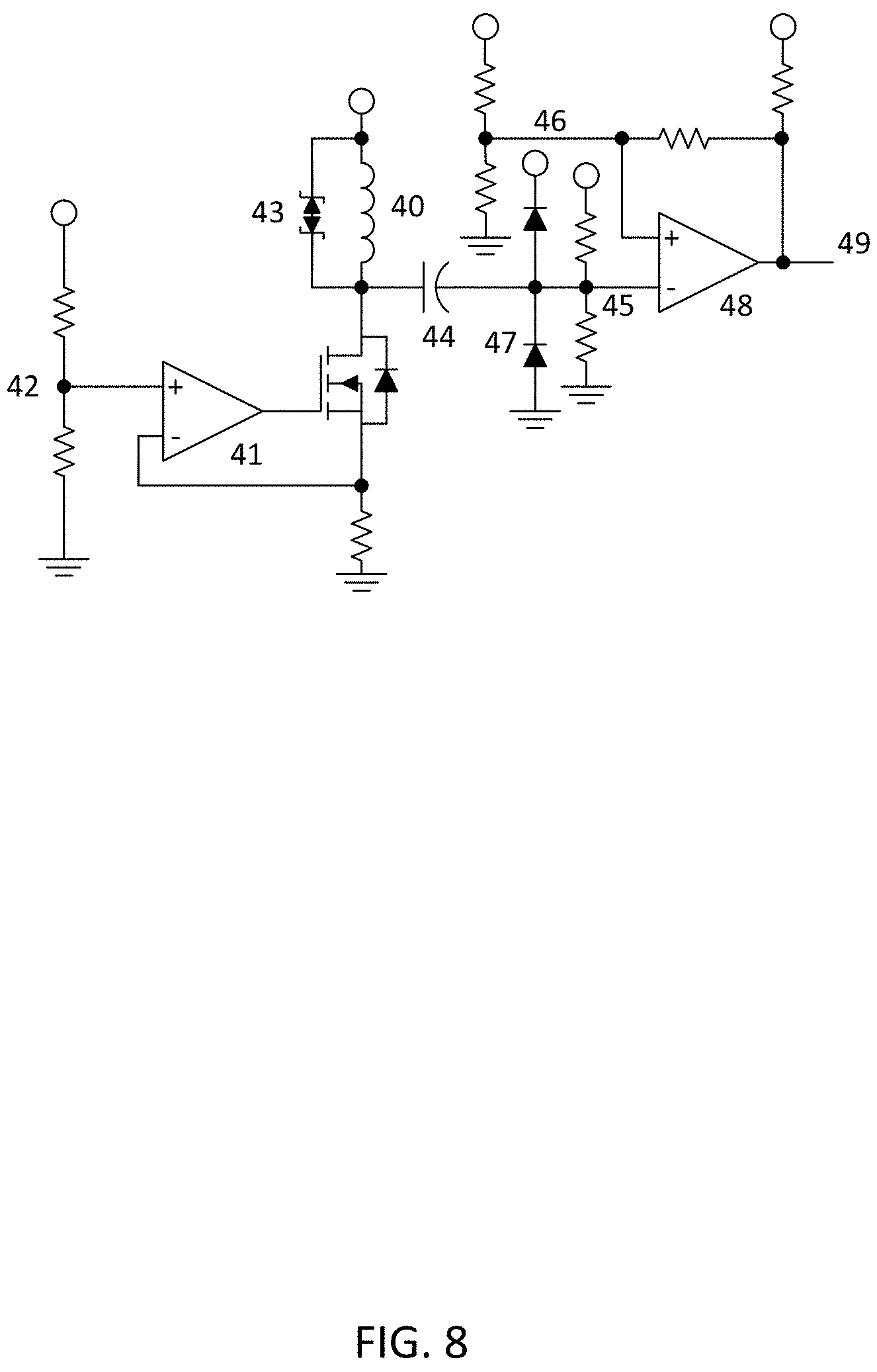 Patent US11777376 Figure 8 – Reluctance sensor for detection of position of a rotor in an electric machine