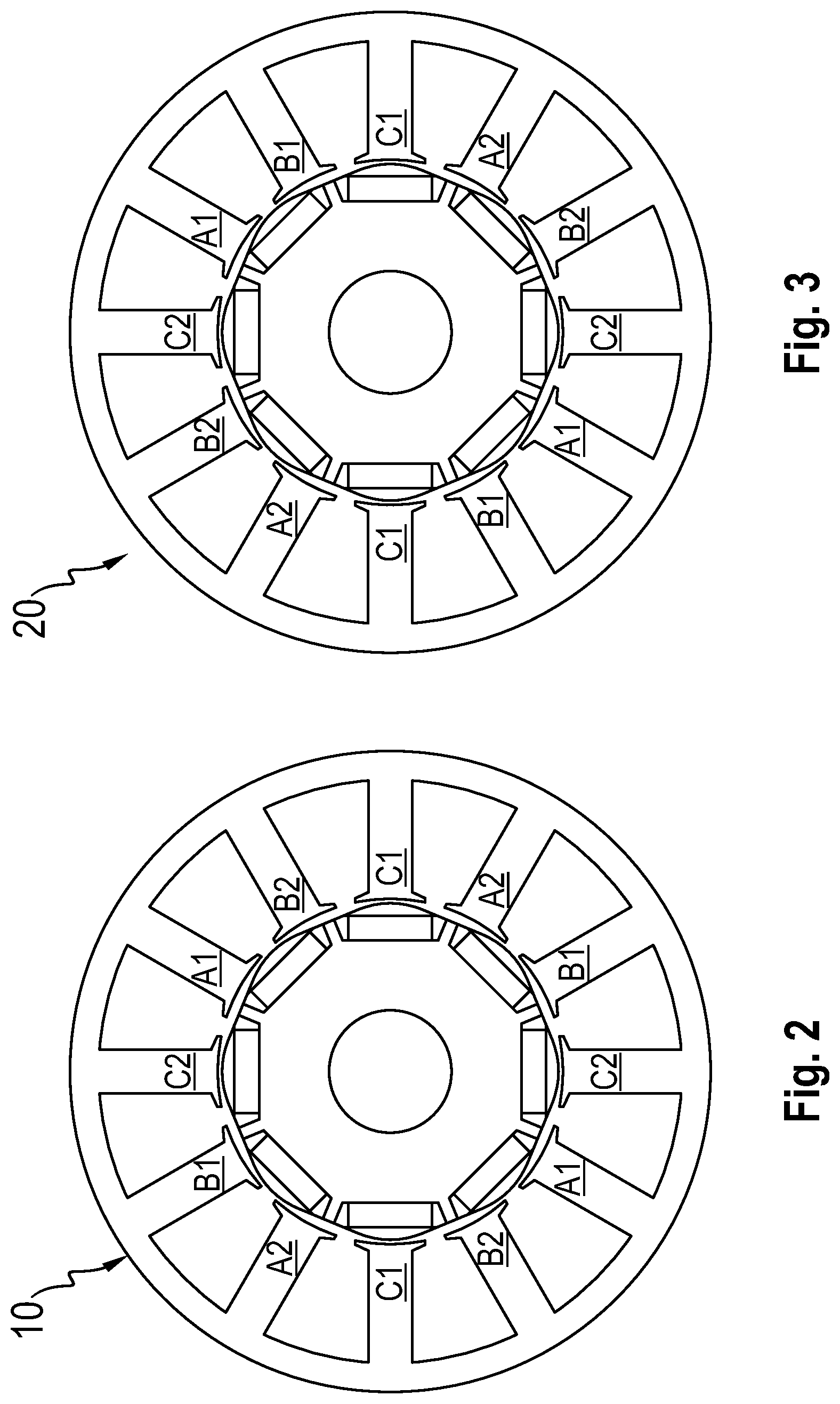 Patent US11777378 Figure 2 – Multi-lane motor circuits