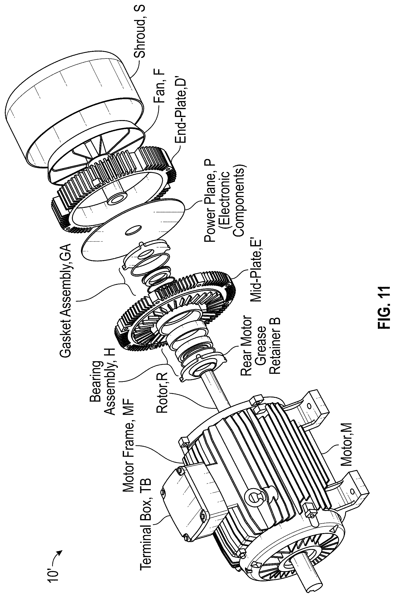 Patent US11777380 Figure 15 – Motor drive unit