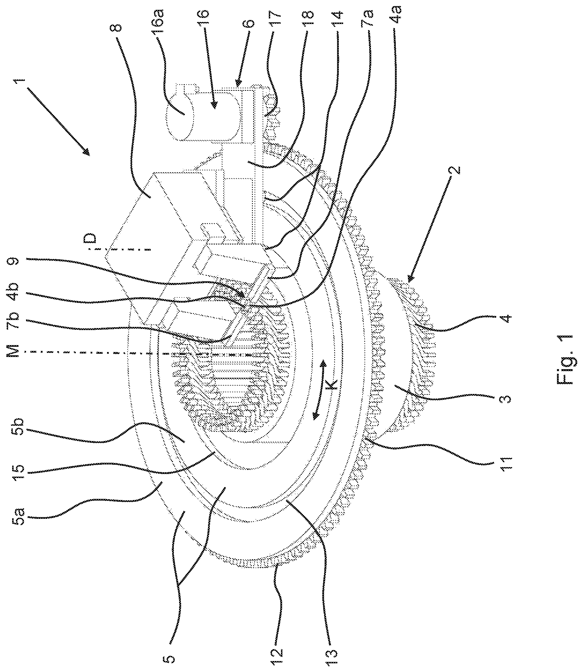 Patent US11777382 Figure 1 – Method and device for processing conductor segments of a winding support of an electric machine