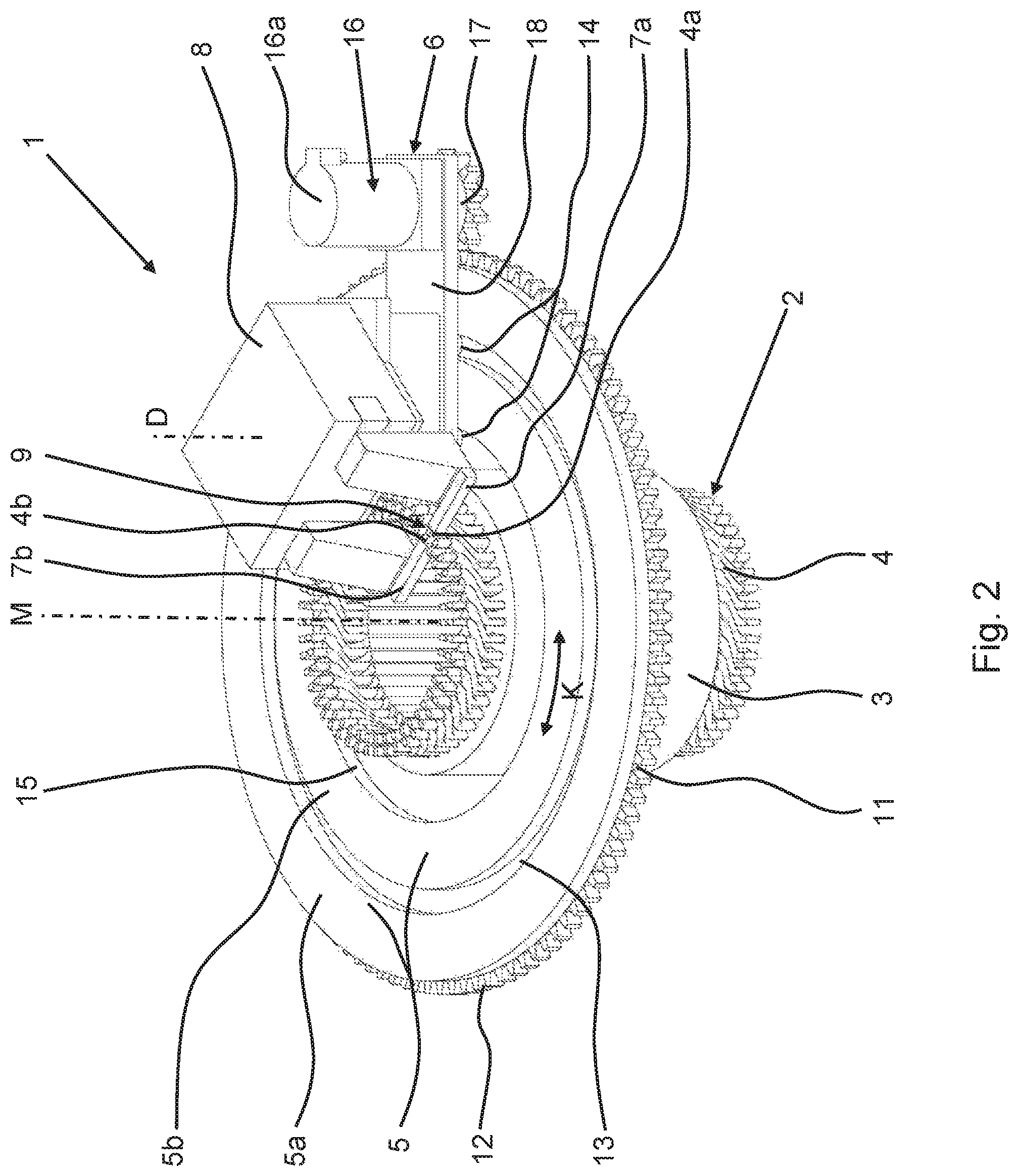 Patent US11777382 Figure 2 – Method and device for processing conductor segments of a winding support of an electric machine