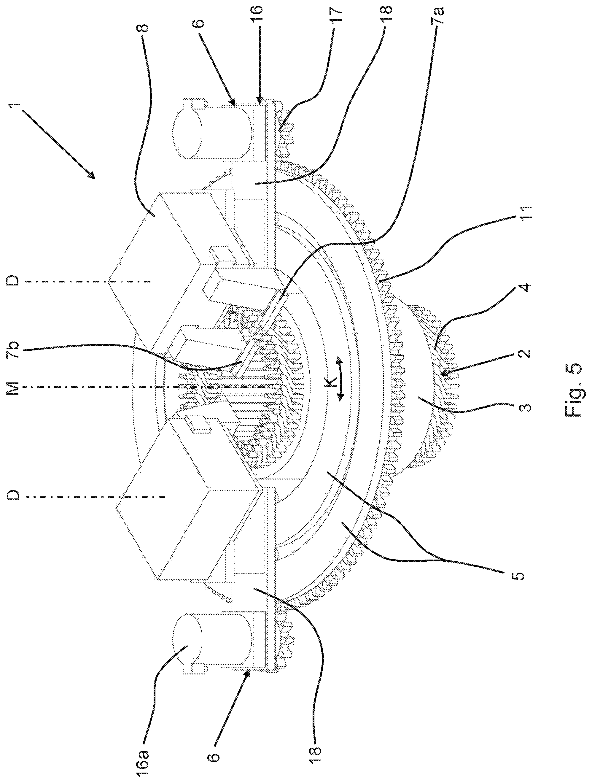 Patent US11777382 Figure 5 – Method and device for processing conductor segments of a winding support of an electric machine