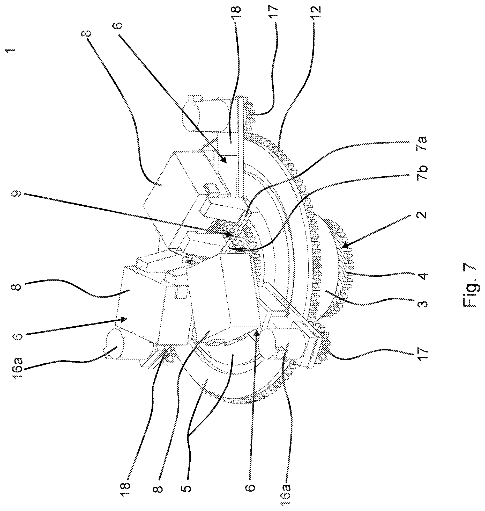 Patent US11777382 Figure 7 – Method and device for processing conductor segments of a winding support of an electric machine