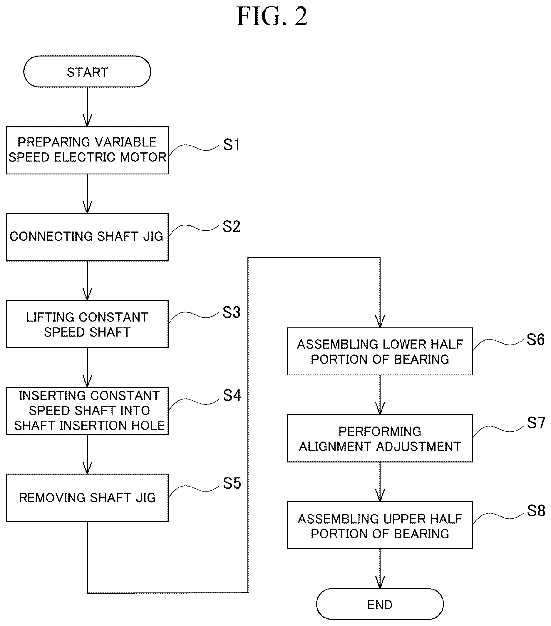 Patent US11777383 Figure 2 – Method for manufacturing variable speed accelerator and method for connecting shaft jig