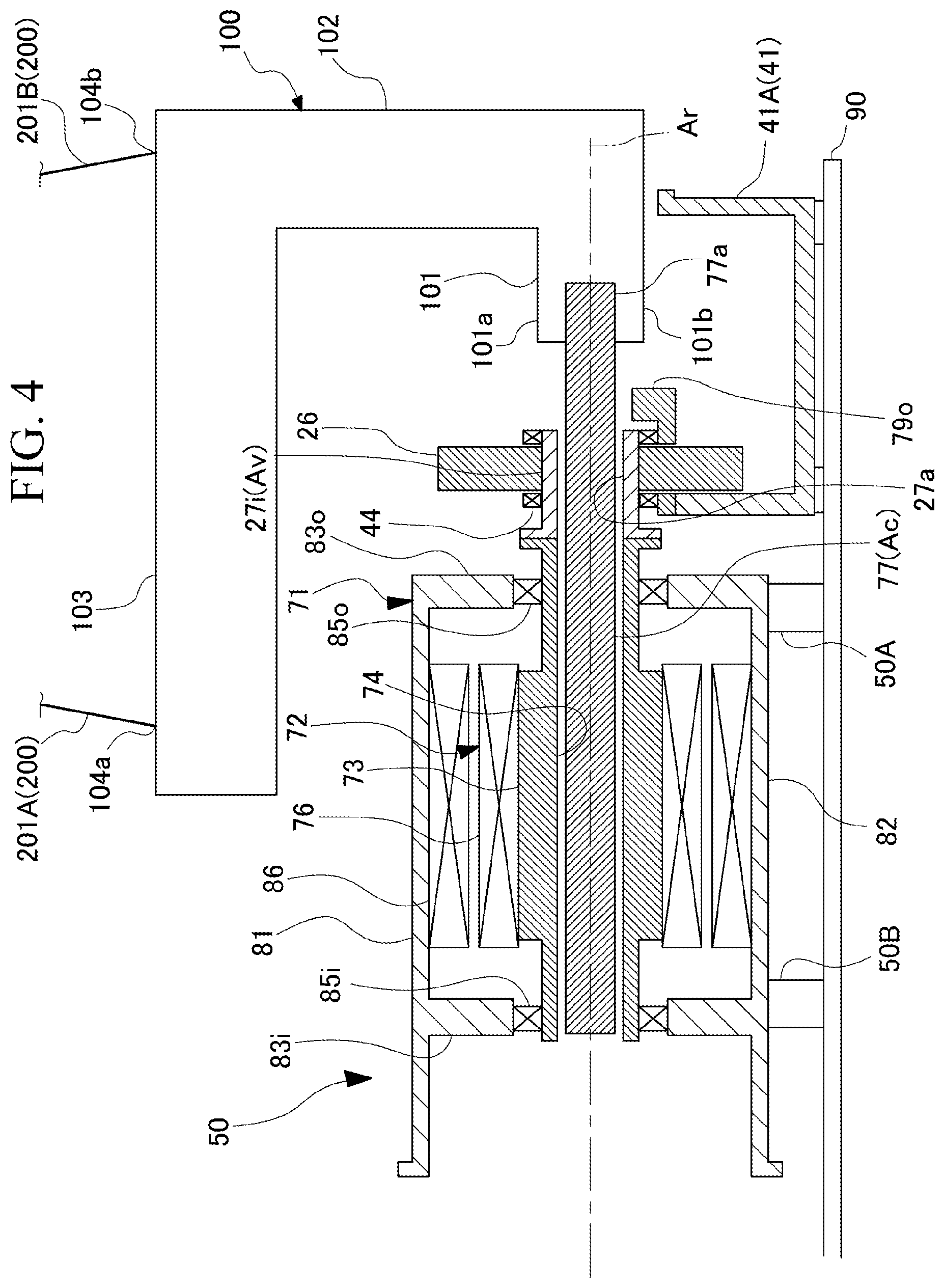 Patent US11777383 Figure 4 – Method for manufacturing variable speed accelerator and method for connecting shaft jig
