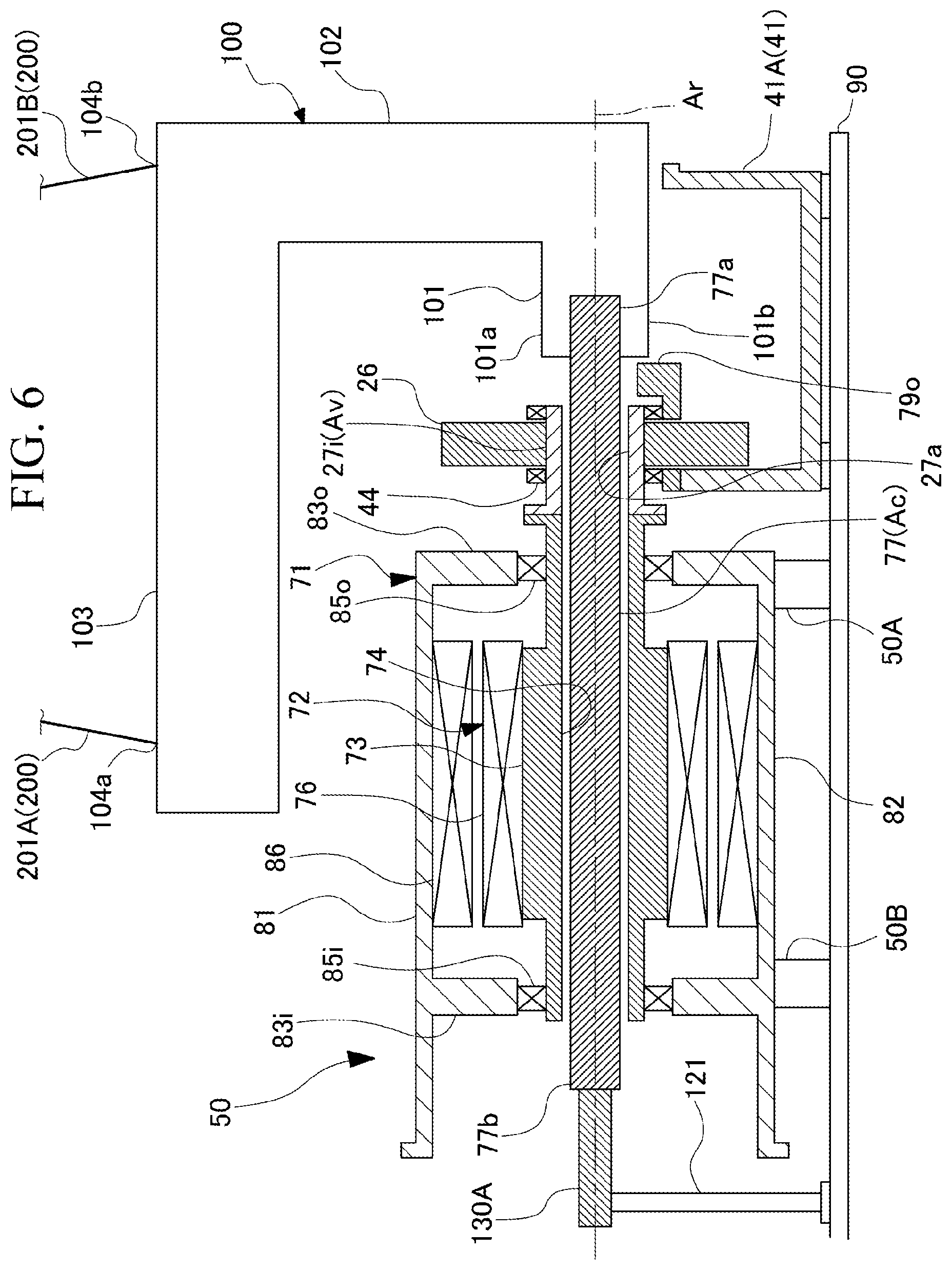 Patent US11777383 Figure 6 – Method for manufacturing variable speed accelerator and method for connecting shaft jig