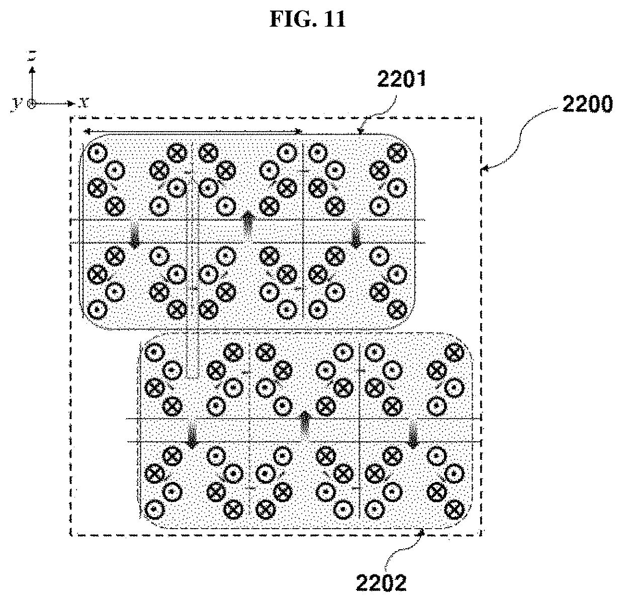 Patent US11777384 Figure 6 – Electromagnetic machine using magnetic field binding of multiple multi-phase winding wires