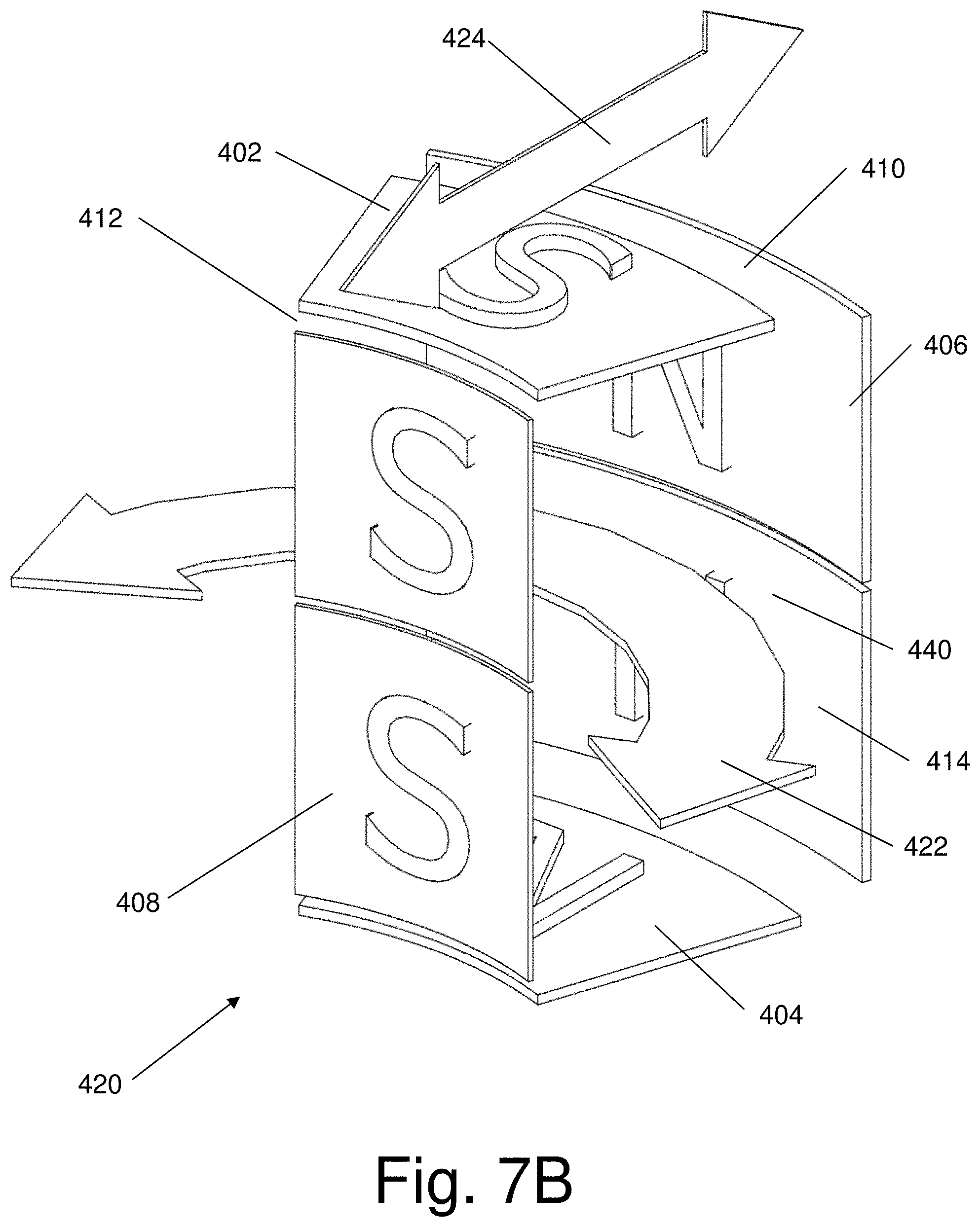 Patent US11777386 Figure 12 – System and method for an electric motor/generator with a multi-layer stator/rotor assembly