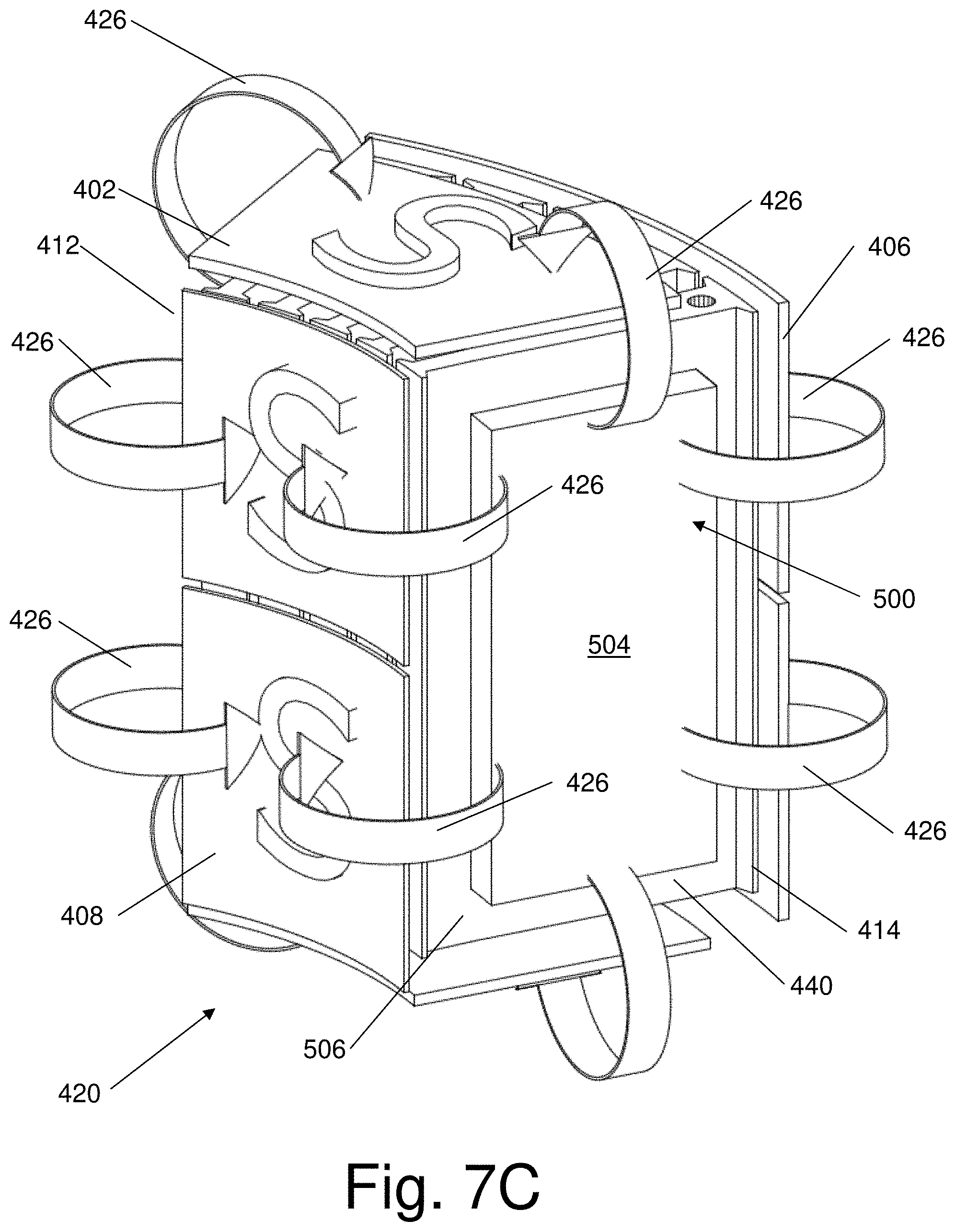 Patent US11777386 Figure 13 – System and method for an electric motor/generator with a multi-layer stator/rotor assembly