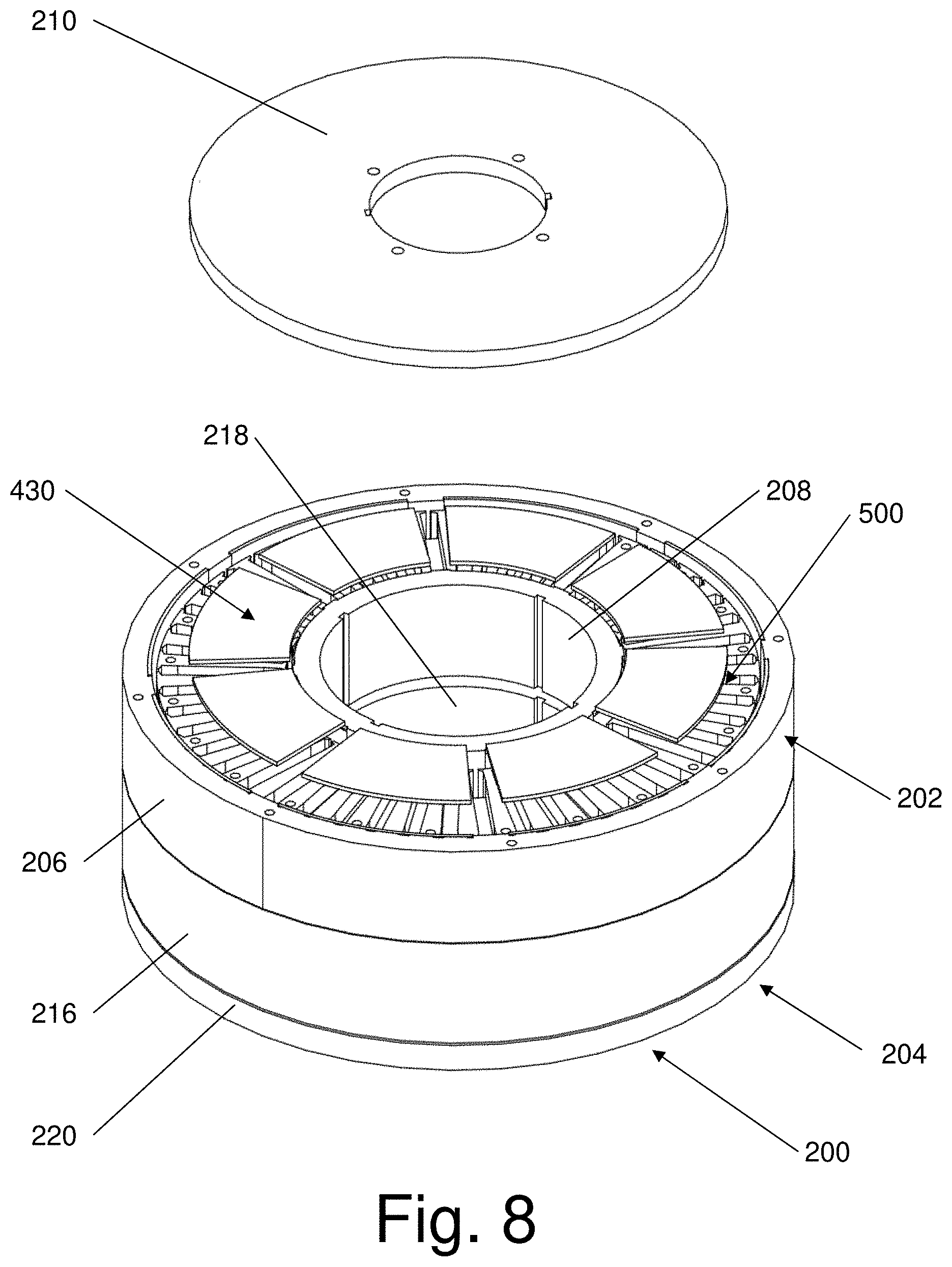 Patent US11777386 Figure 15 – System and method for an electric motor/generator with a multi-layer stator/rotor assembly