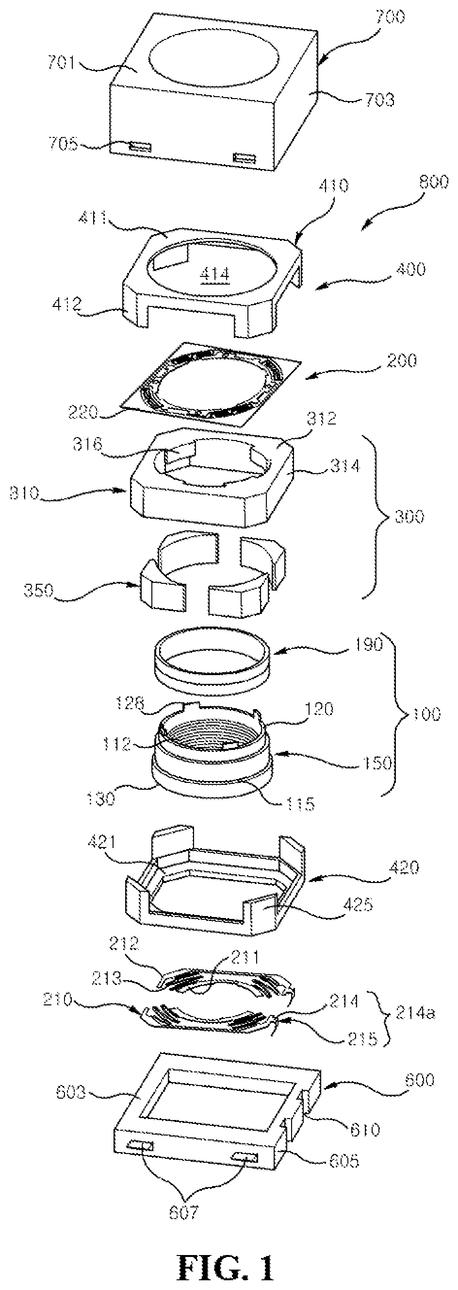 Patent US11777389 Figure 1 – Voice coil motor