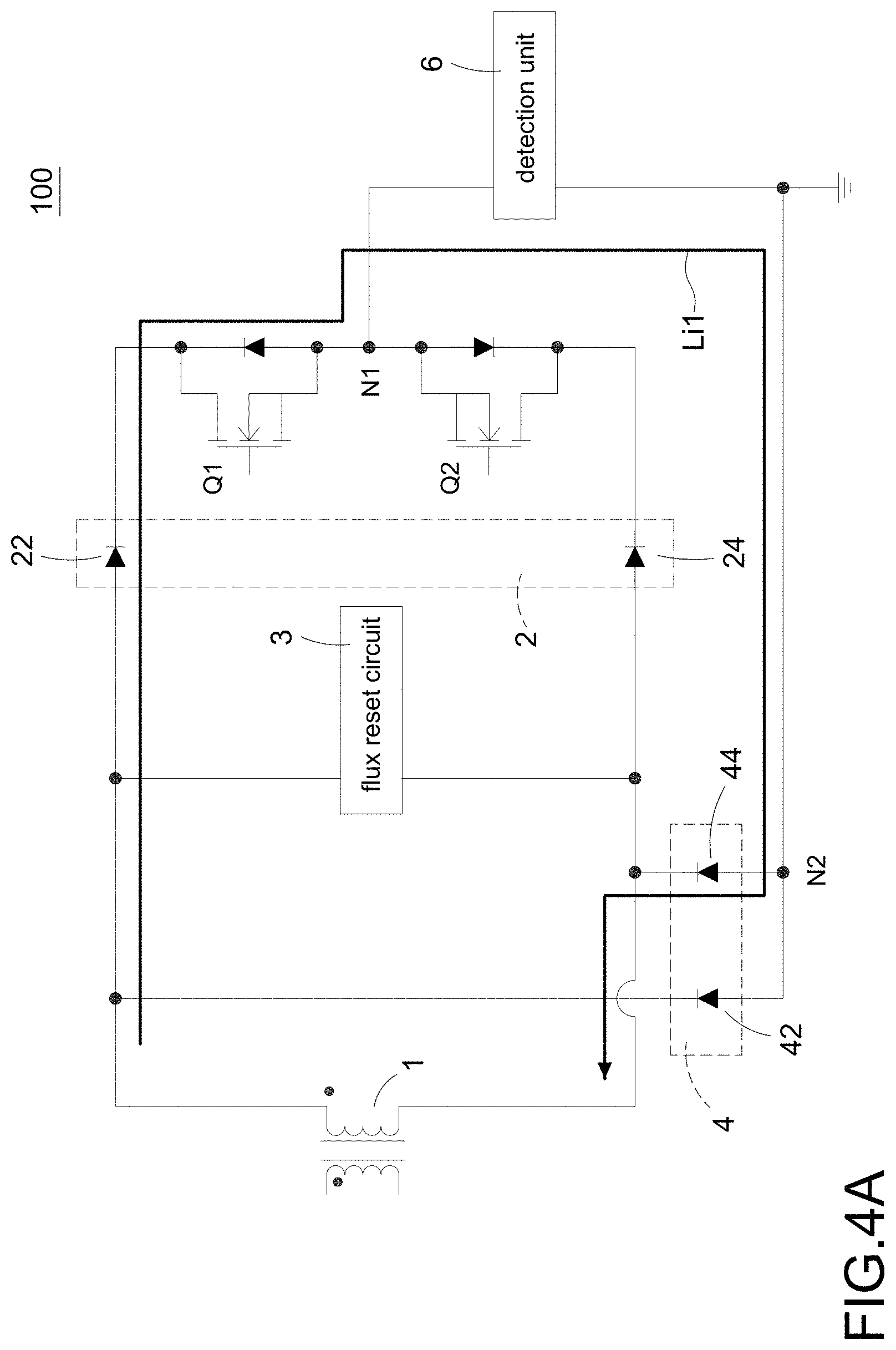 Patent US11777393 Figure 4 – Current detection circuit and current detection method