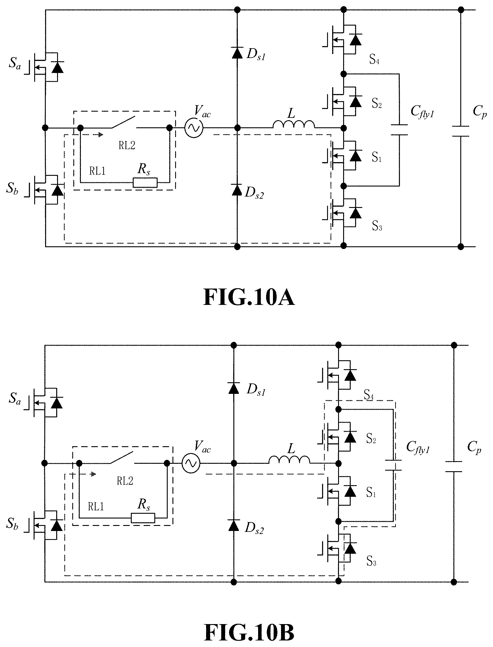 Patent US11777397 Figure 10 – Multilevel conversion circuit having flying capacitor