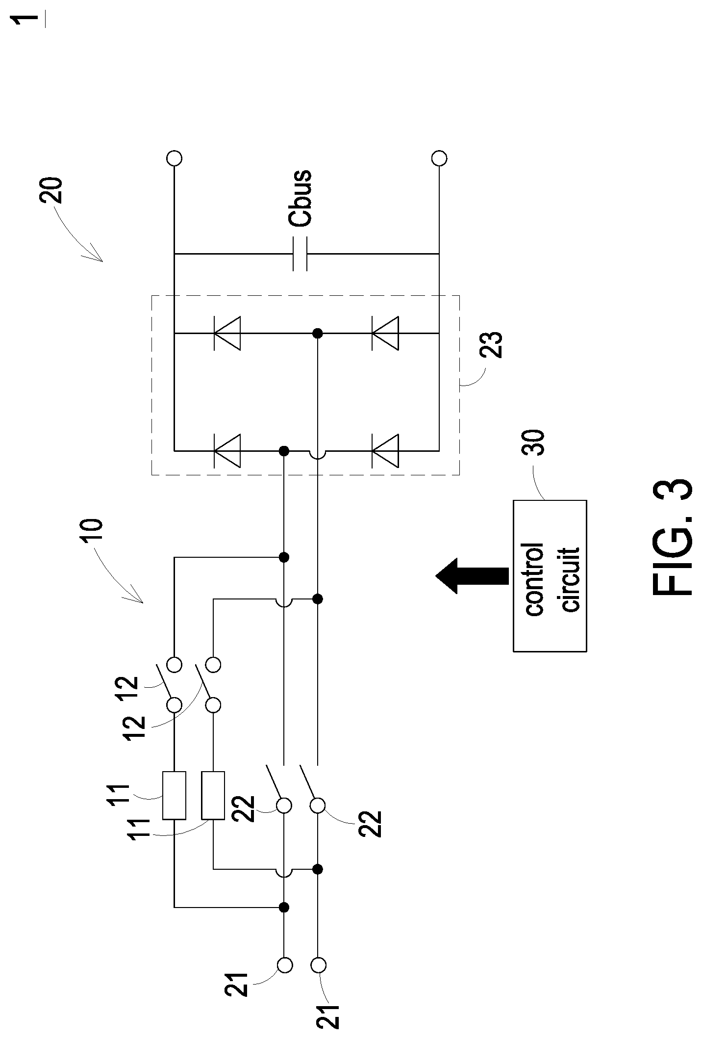 Patent US11777402 Figure 3 – Precharge system and method