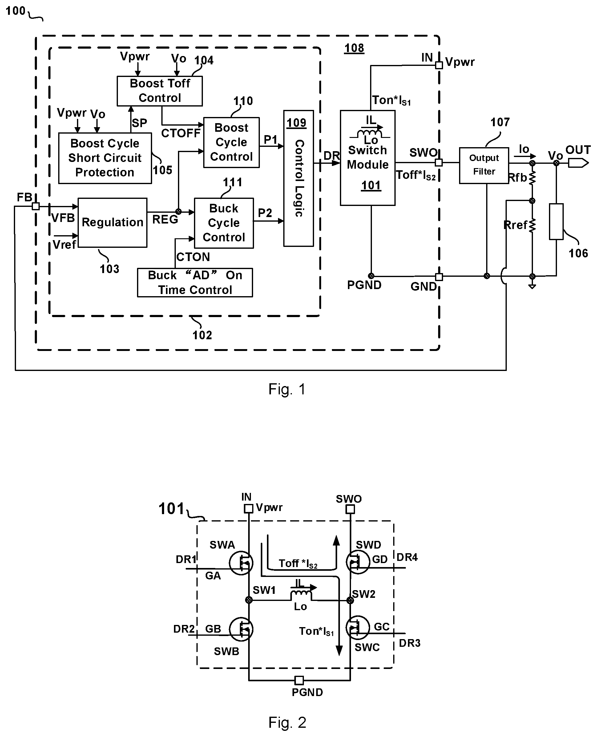 Patent US11777405 — Boost off time adaptive adjustment unit and power converter comprising the same — Figure 1
