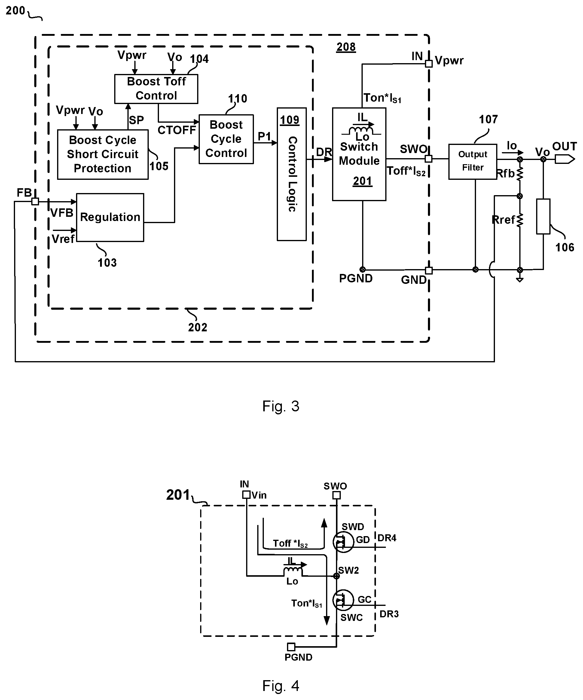 Patent US11777405 Figure 2 – Boost off time adaptive adjustment unit and power converter comprising the same