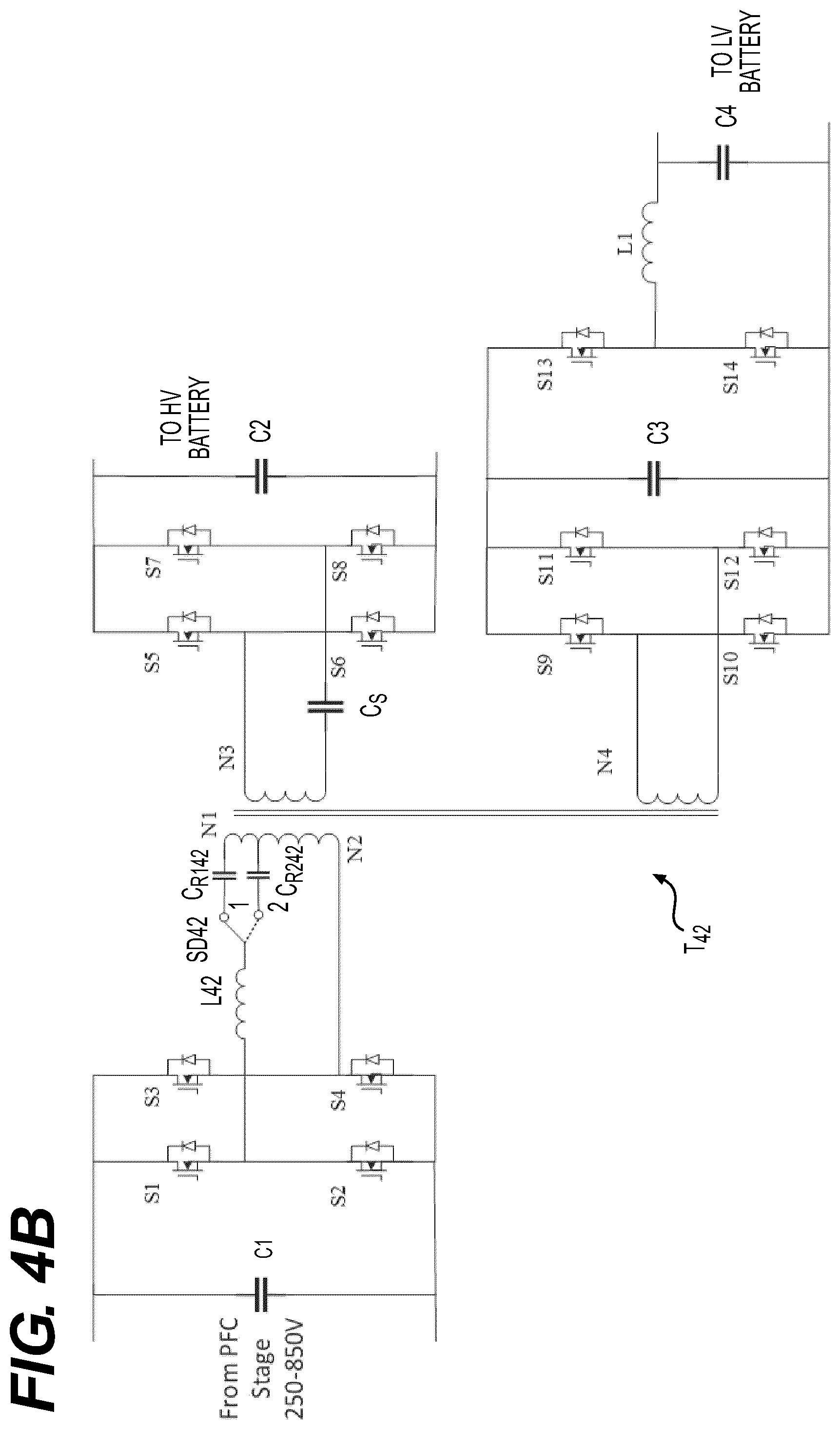Patent US11777411 Figure 5 – Resonant power converter for wide voltage switching