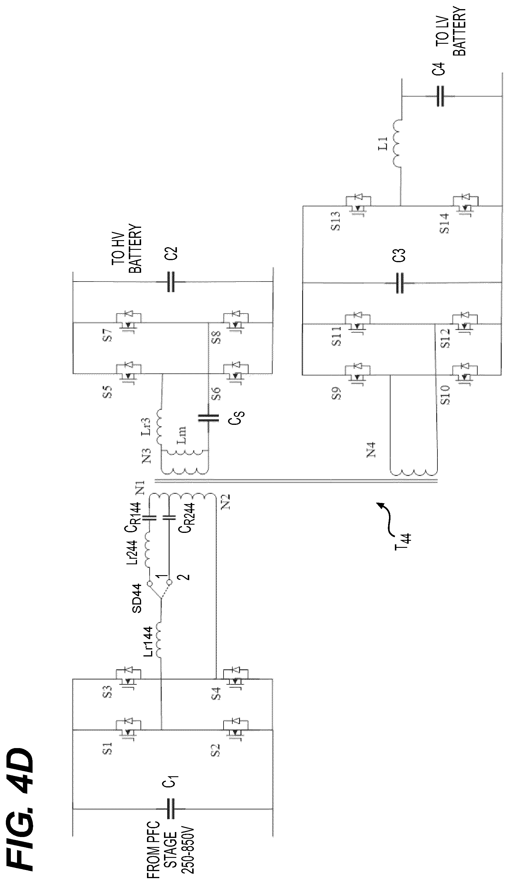 Patent US11777411 Figure 7 – Resonant power converter for wide voltage switching