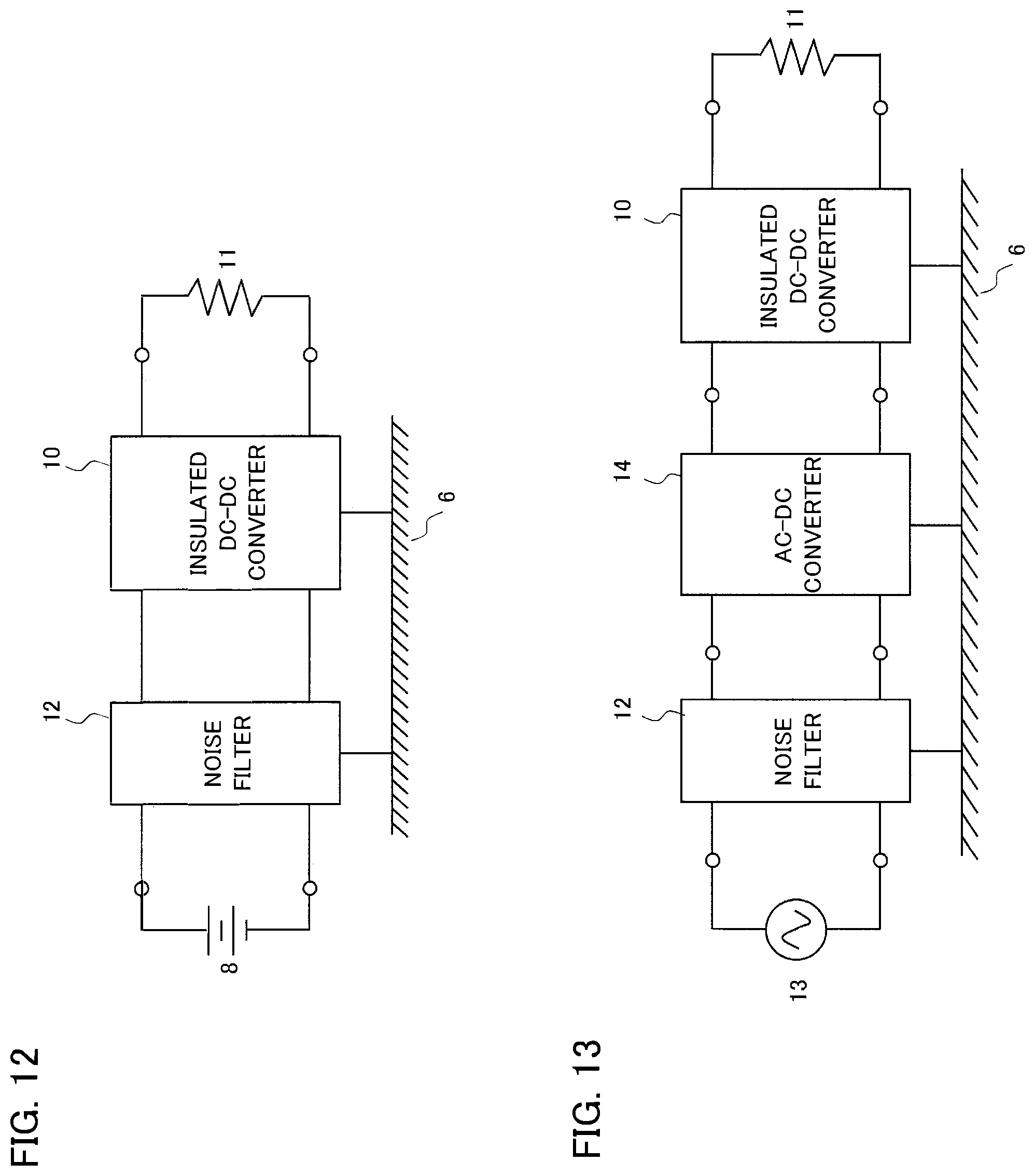 Patent US11777412 Figure 11 – Switching power supply apparatus for reducing common mode noise due to line-to-ground capacitances