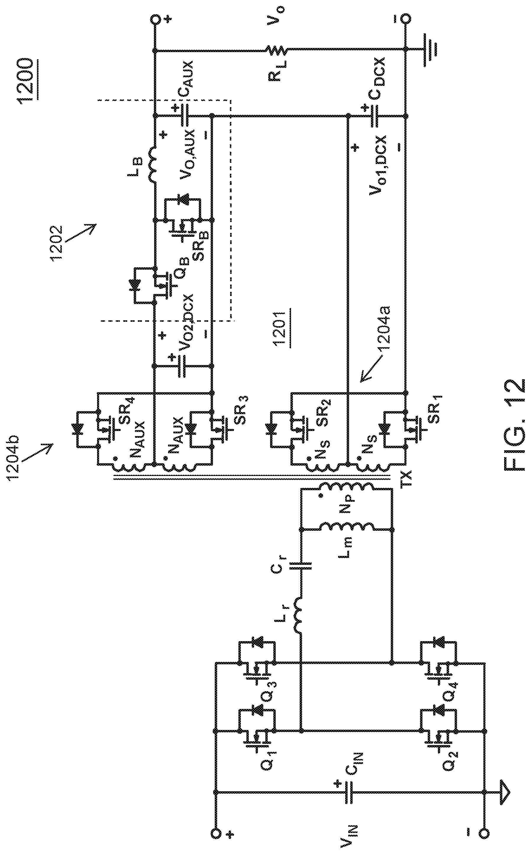 Patent US11777413 Figure 12 – Sigma, delta and sigma-delta DC/DC converters for wide input and output voltage ranges