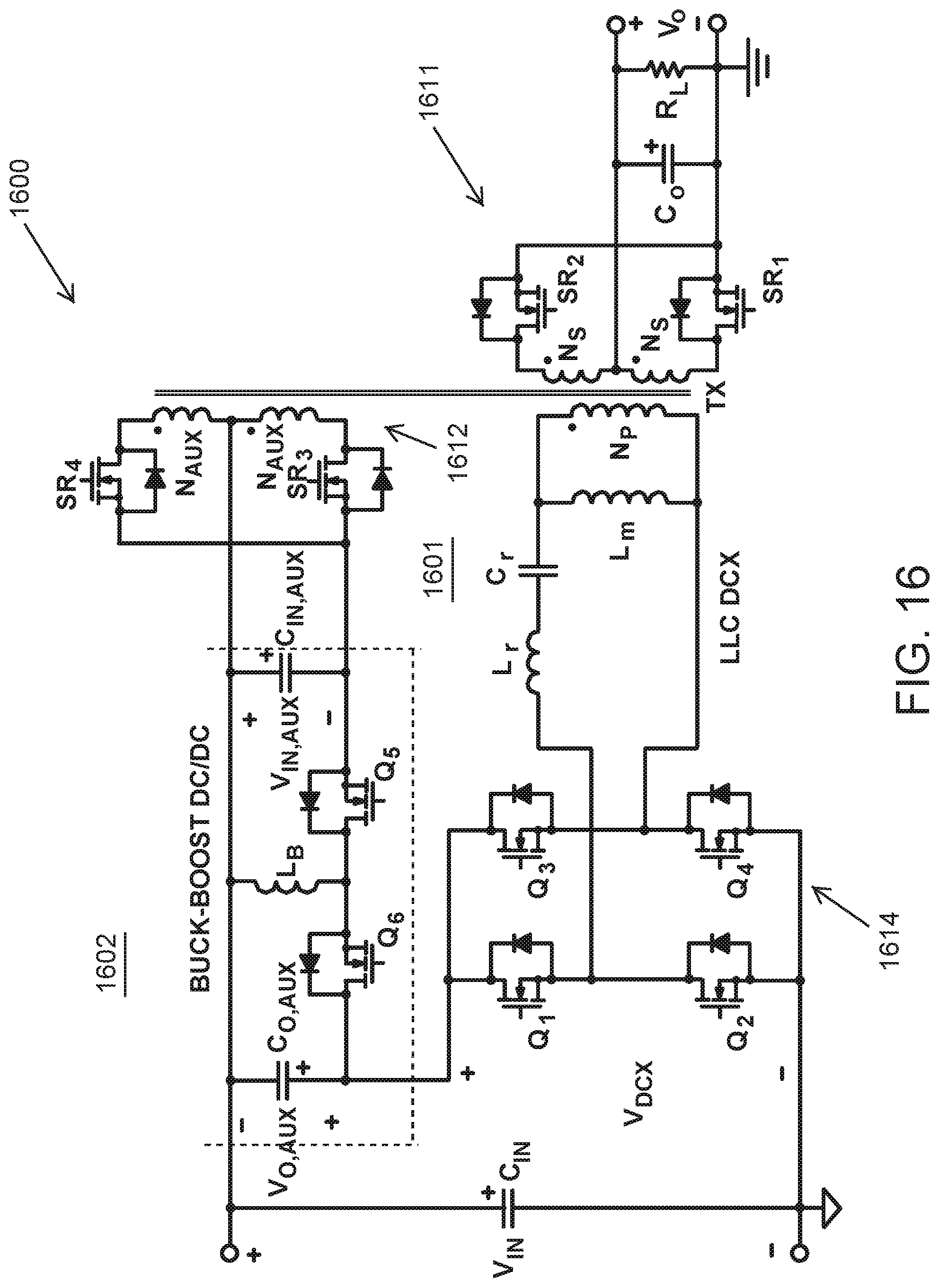 Patent US11777413 Figure 16 – Sigma, delta and sigma-delta DC/DC converters for wide input and output voltage ranges