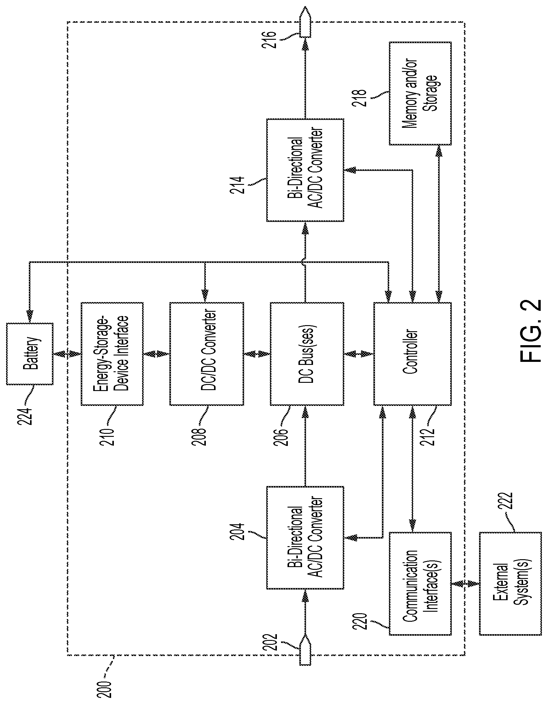 Patent US11777414 Figure 2 – Interleaved power conversion systems and methods