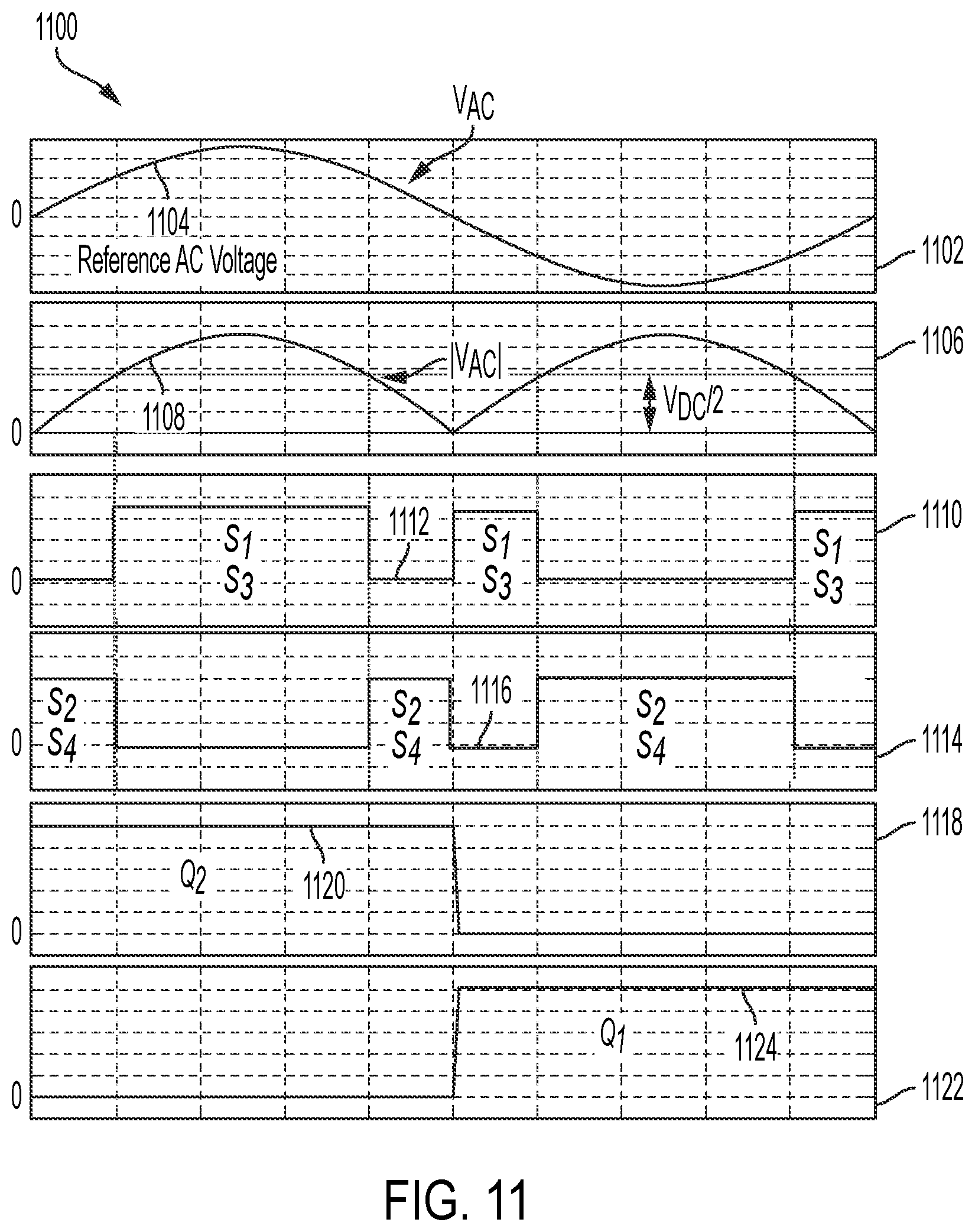 Patent US11777414 Figure 11 – Interleaved power conversion systems and methods