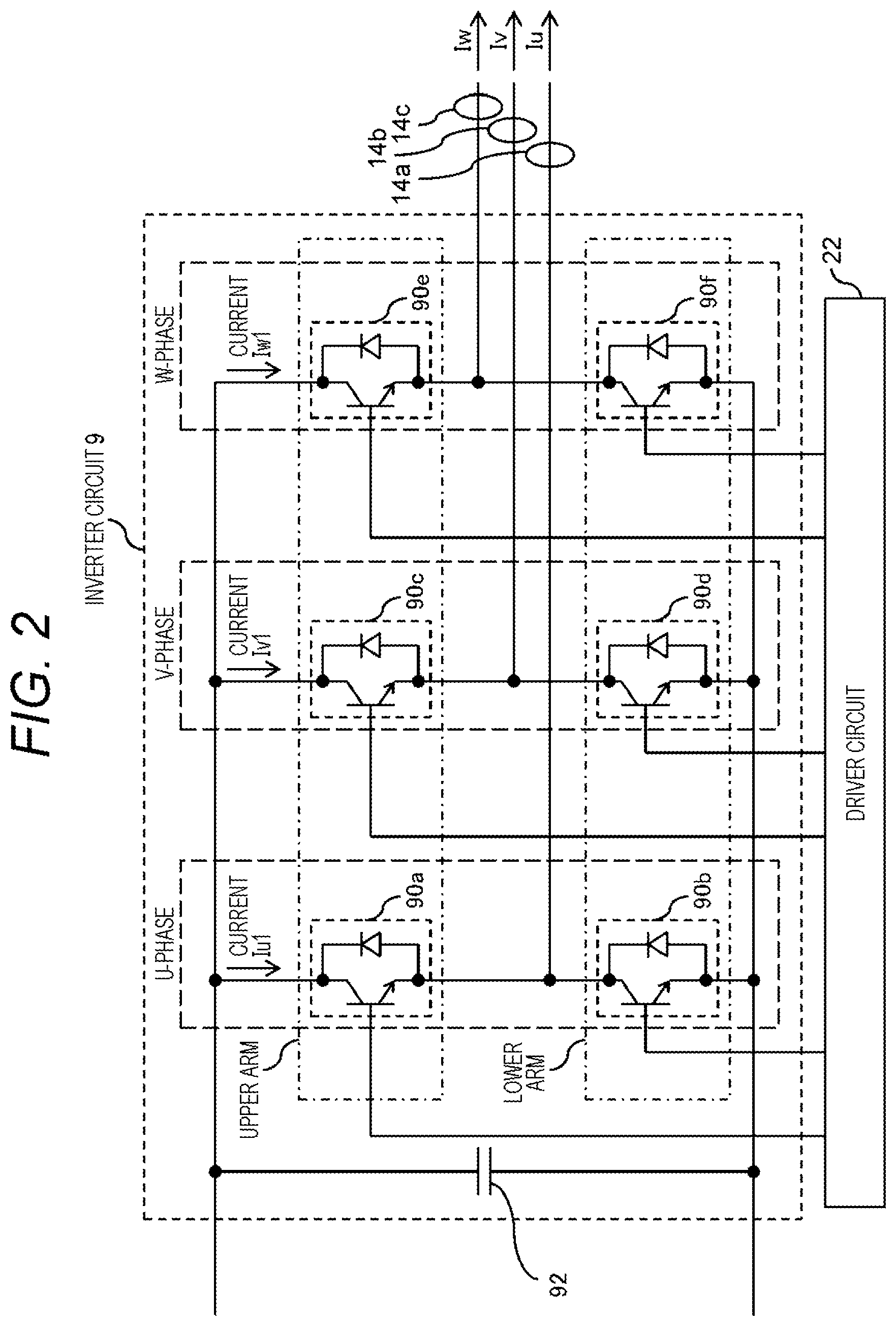 Patent US11777429 Figure 2 – Control device and failure determination method