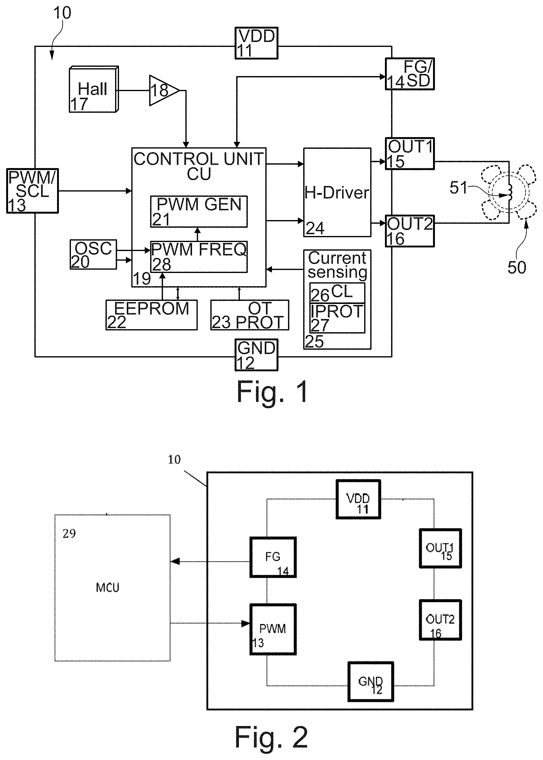 Patent US11777433 Figure 1 – Driver and method for low inductance motor